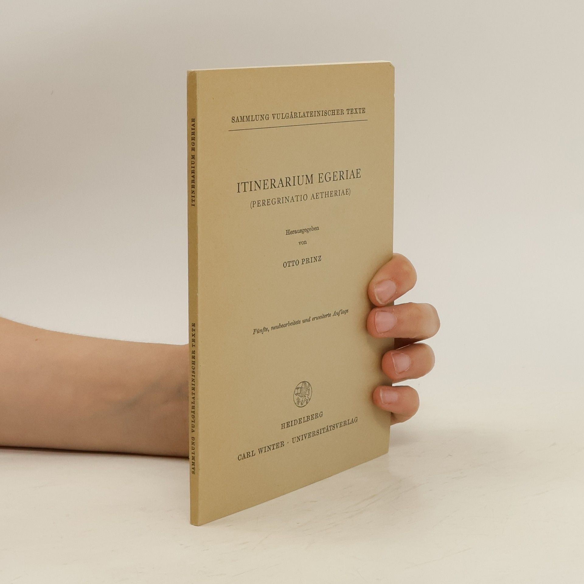 Otto Prinz Itinerarium Egeriae