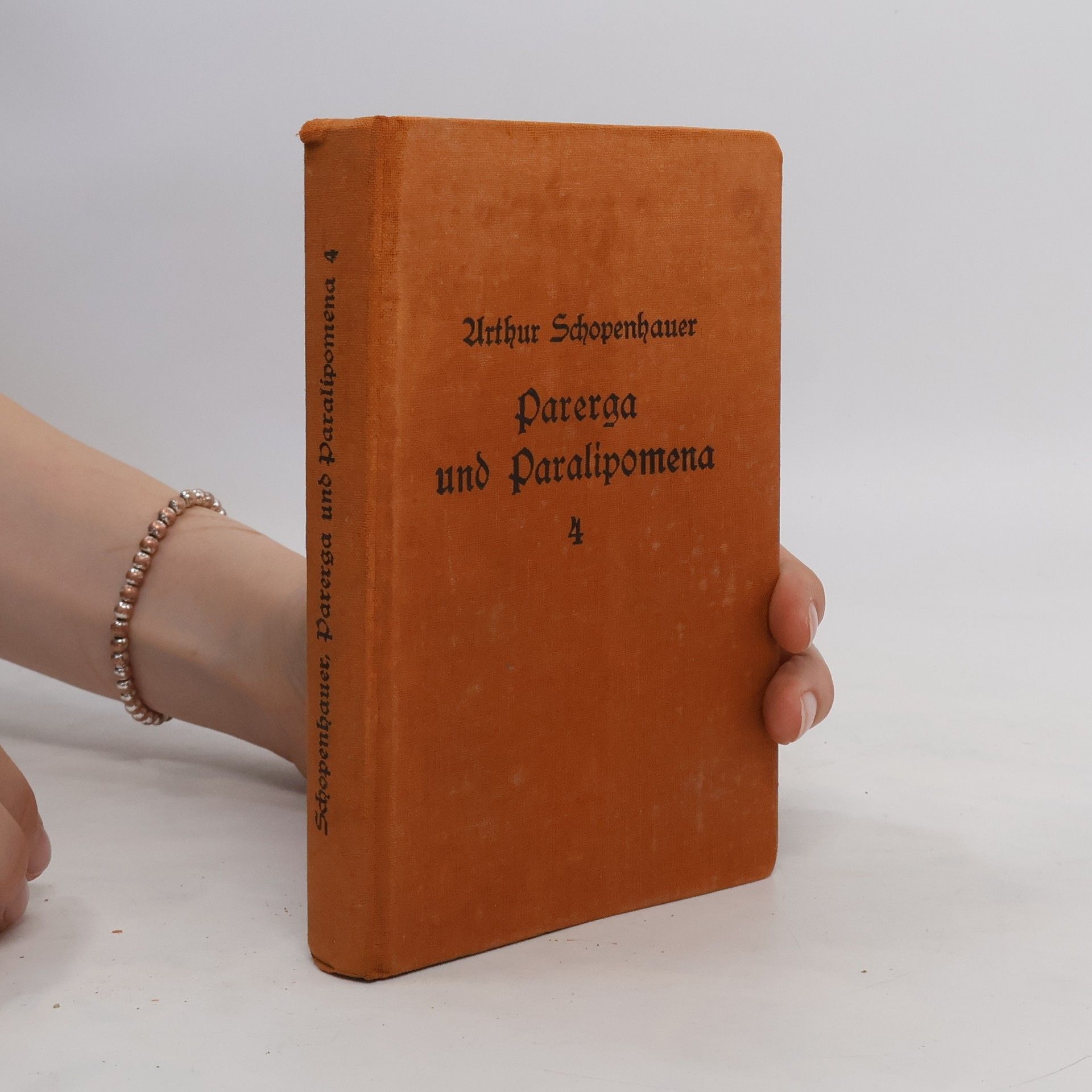 Arthur Schopenhauer Parerga und Paralipomena 4