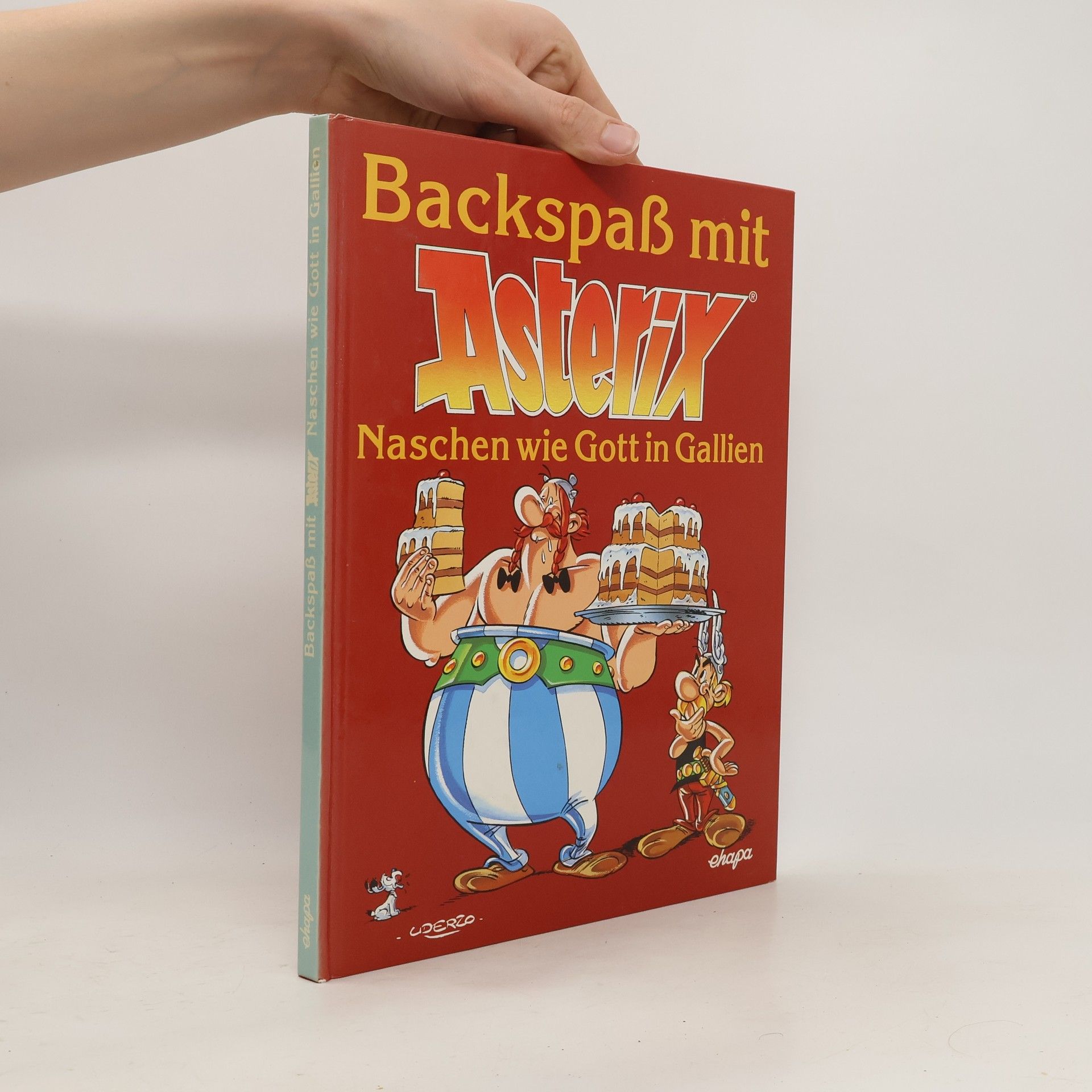 Albert Uderzo Backspass mit Asterix