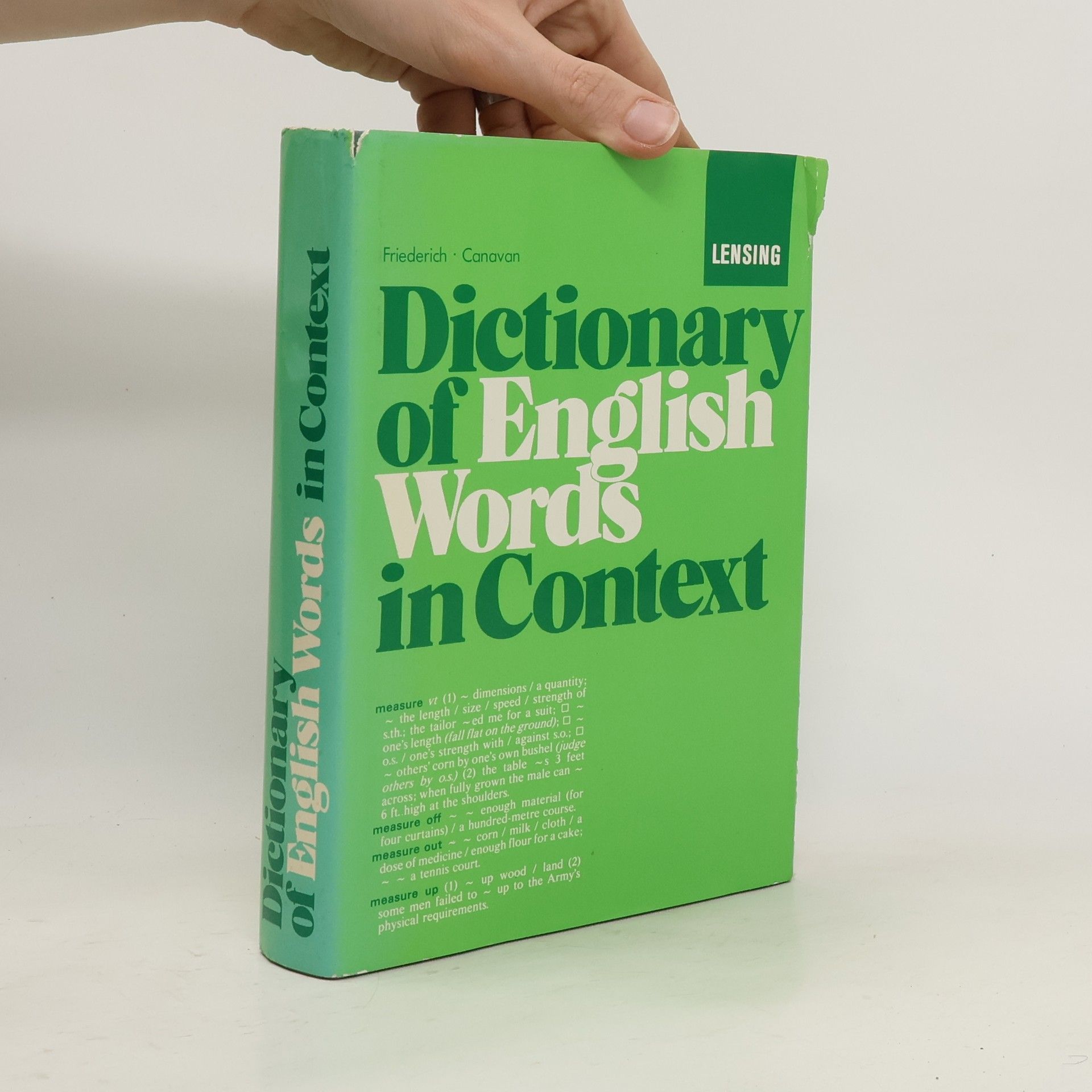 Friedrich Wolf Dictionary of English words in context