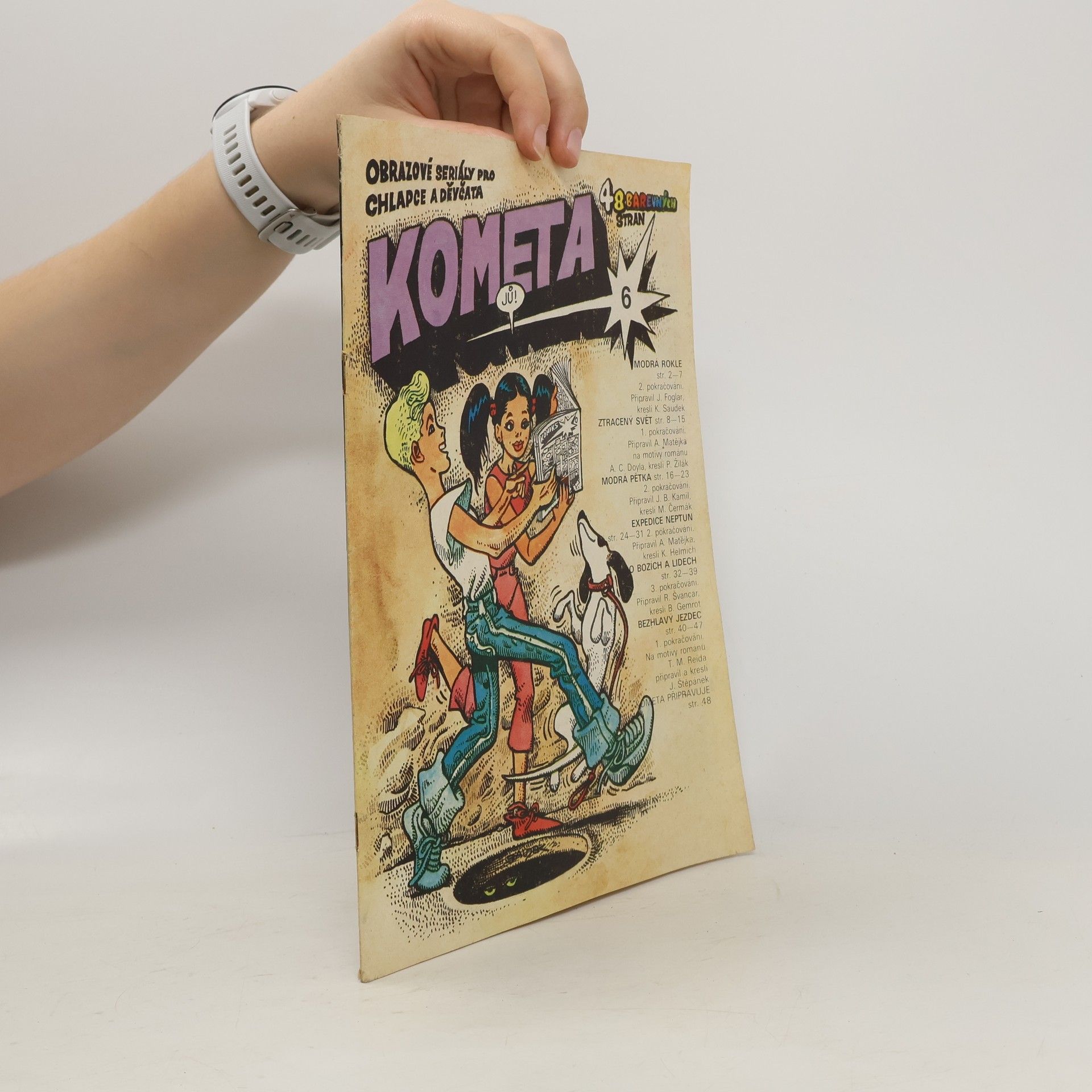 Kája Saudek Kometa 6. Obrazové seriály pro chlapce a děvčata