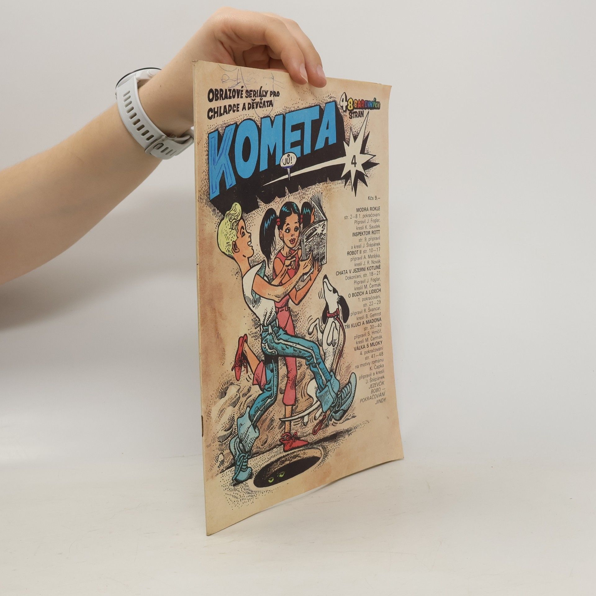 Karel Saudek Kometa 4/1989