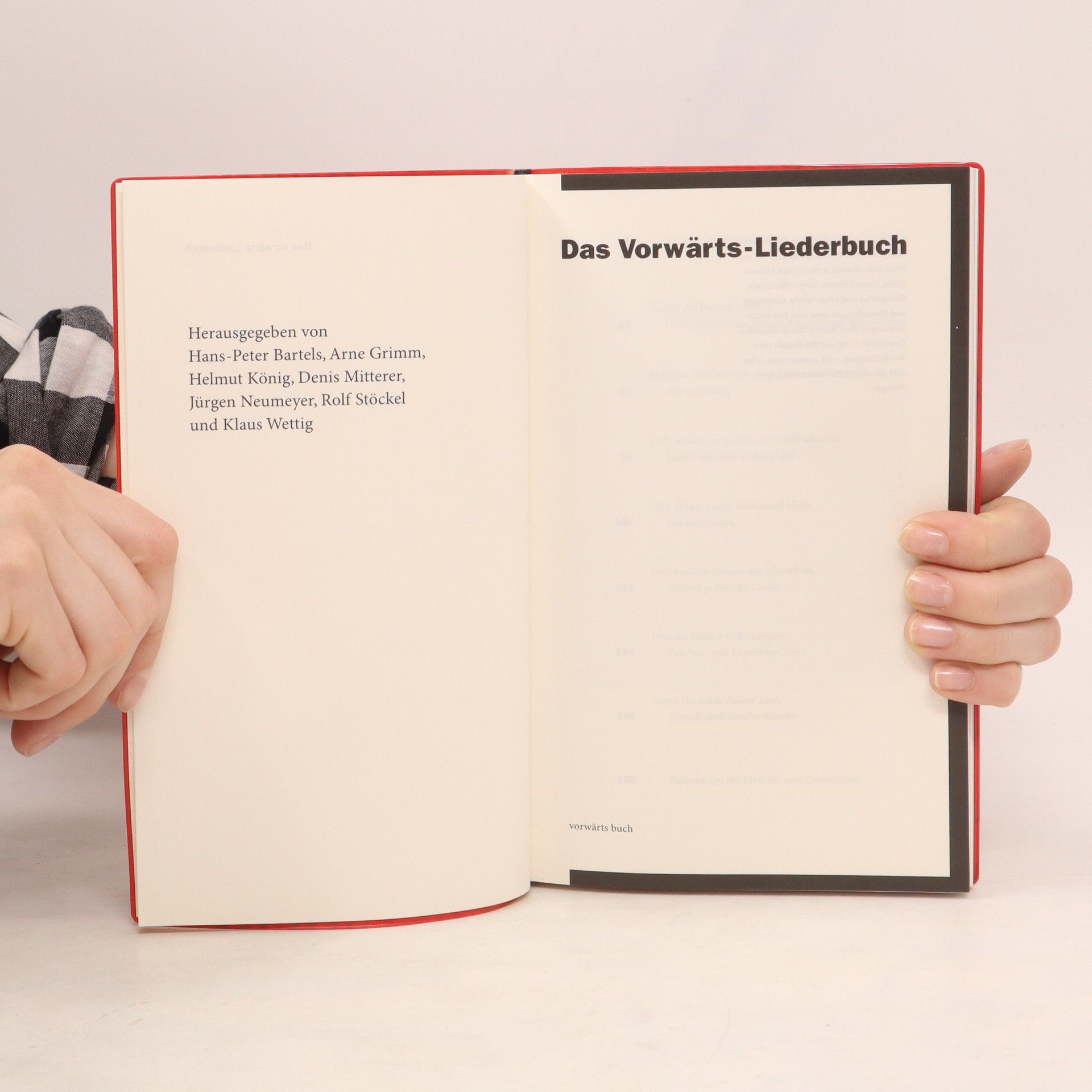 kolektiv Das Vorwärts-Liederbuch