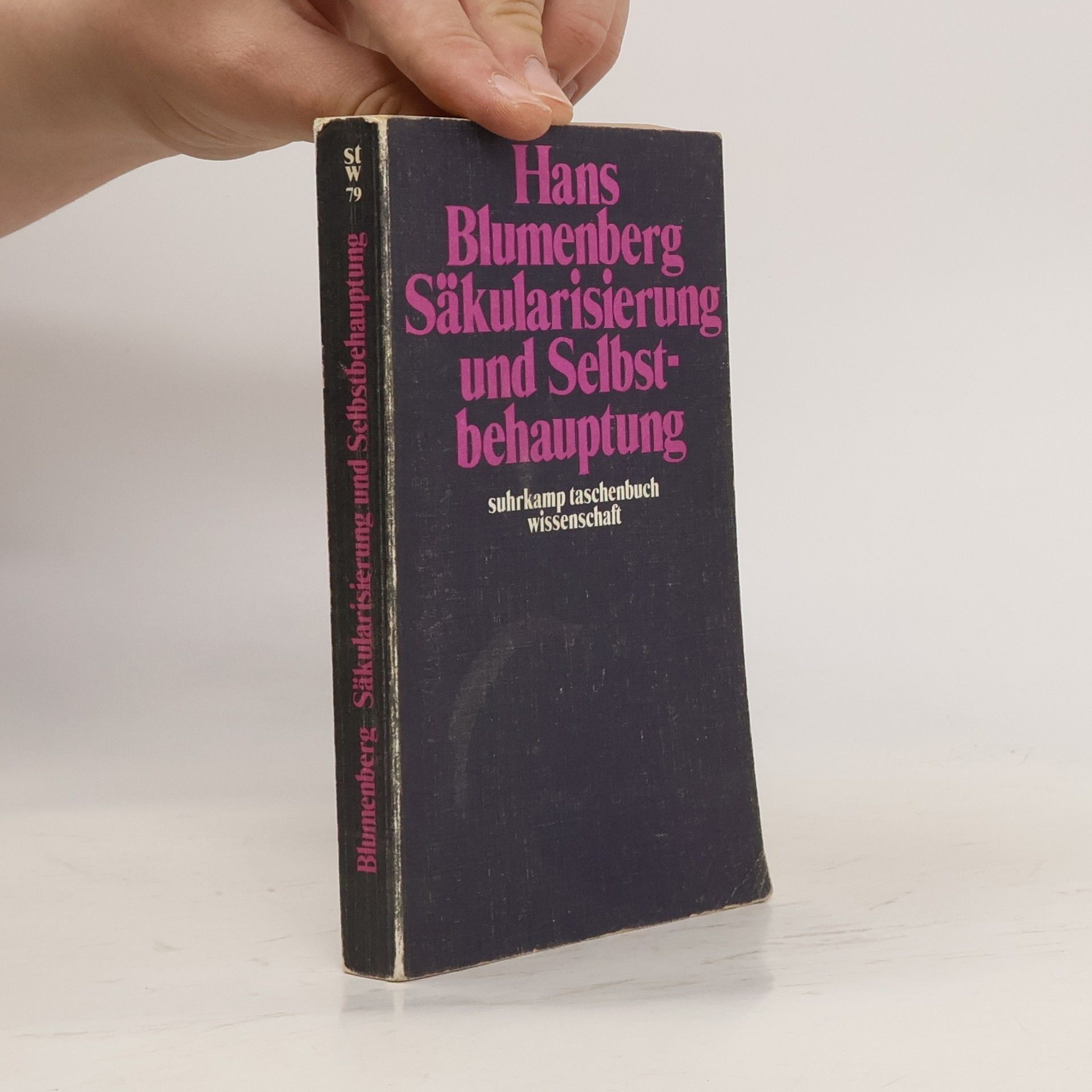 Hans Blumenberg Säkularisierung und Selbstbehauptung