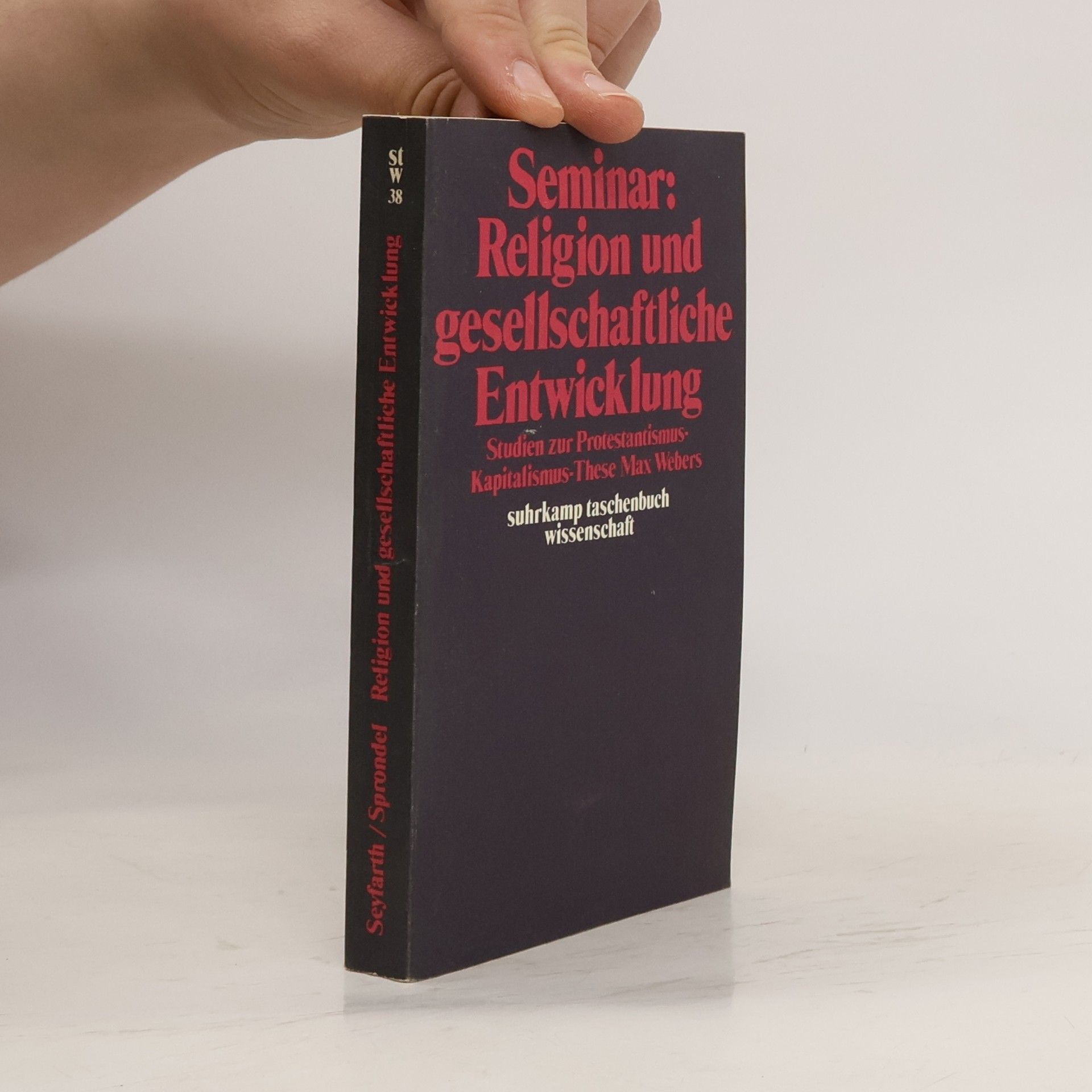 Constans Seyfarth Seminar Religion und gesellschaftliche Entwicklung