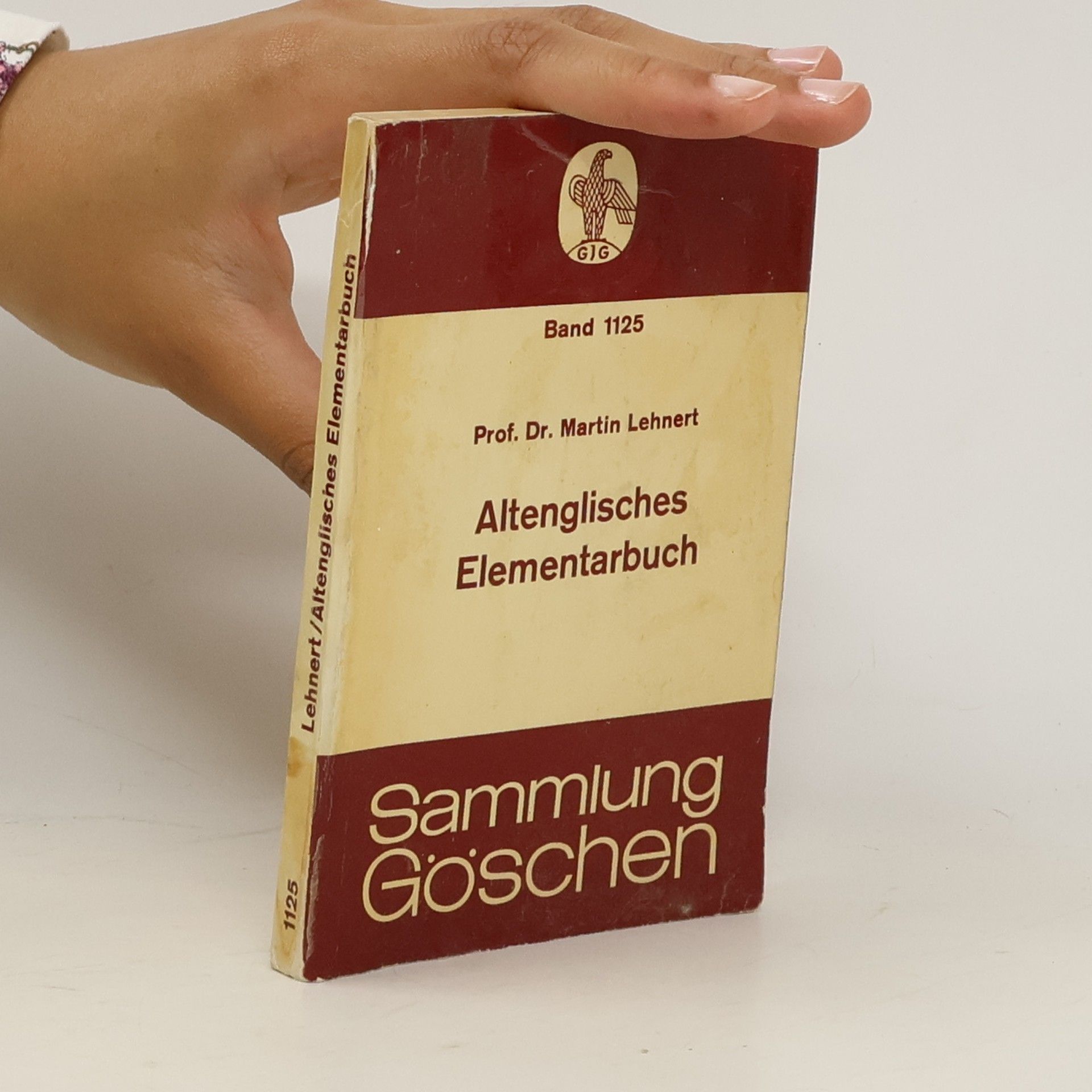 Martin Lehnert Altenglisches Elementarbuch