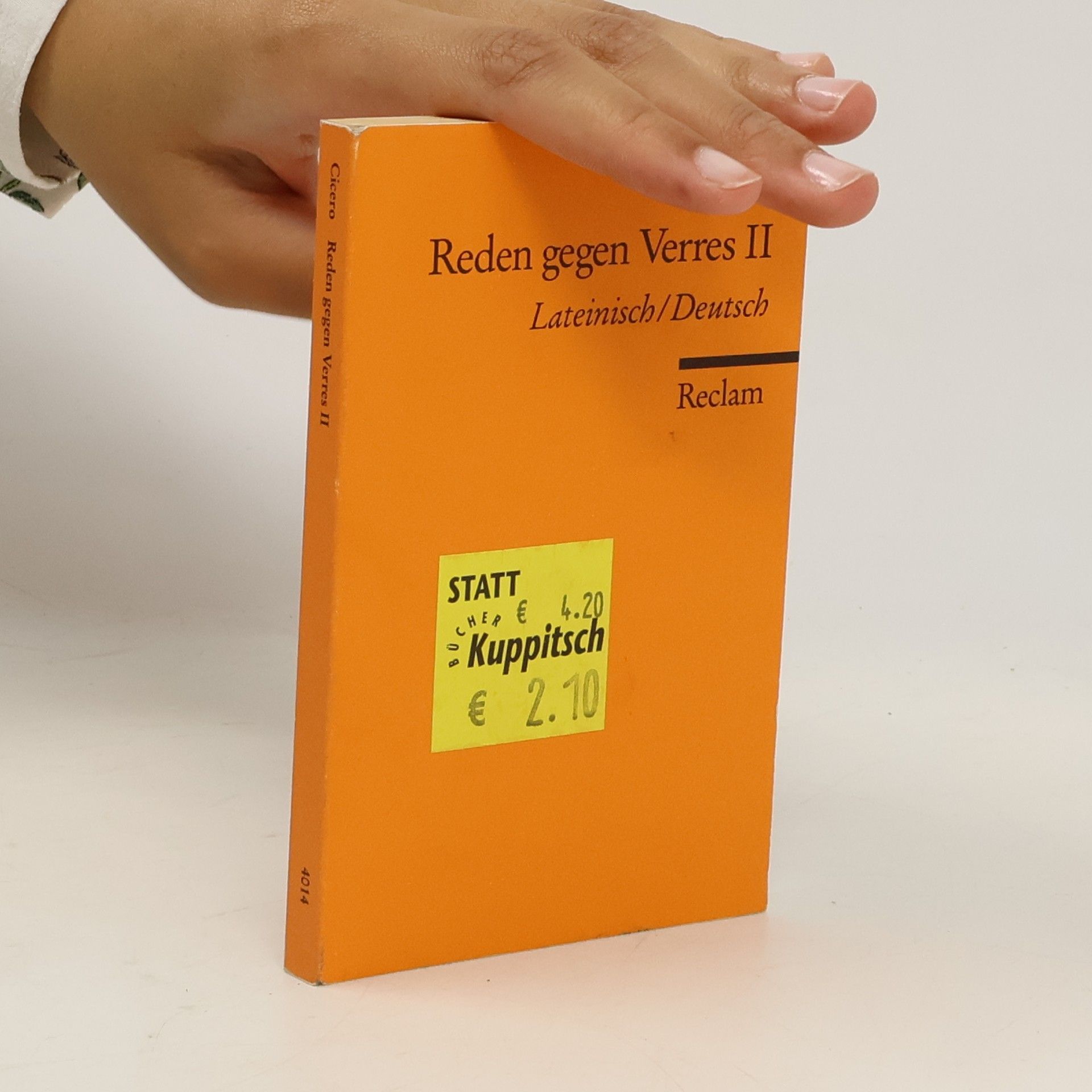 Gerhard Krüger Reden gegen Verres II Lateinisch/Deutsch