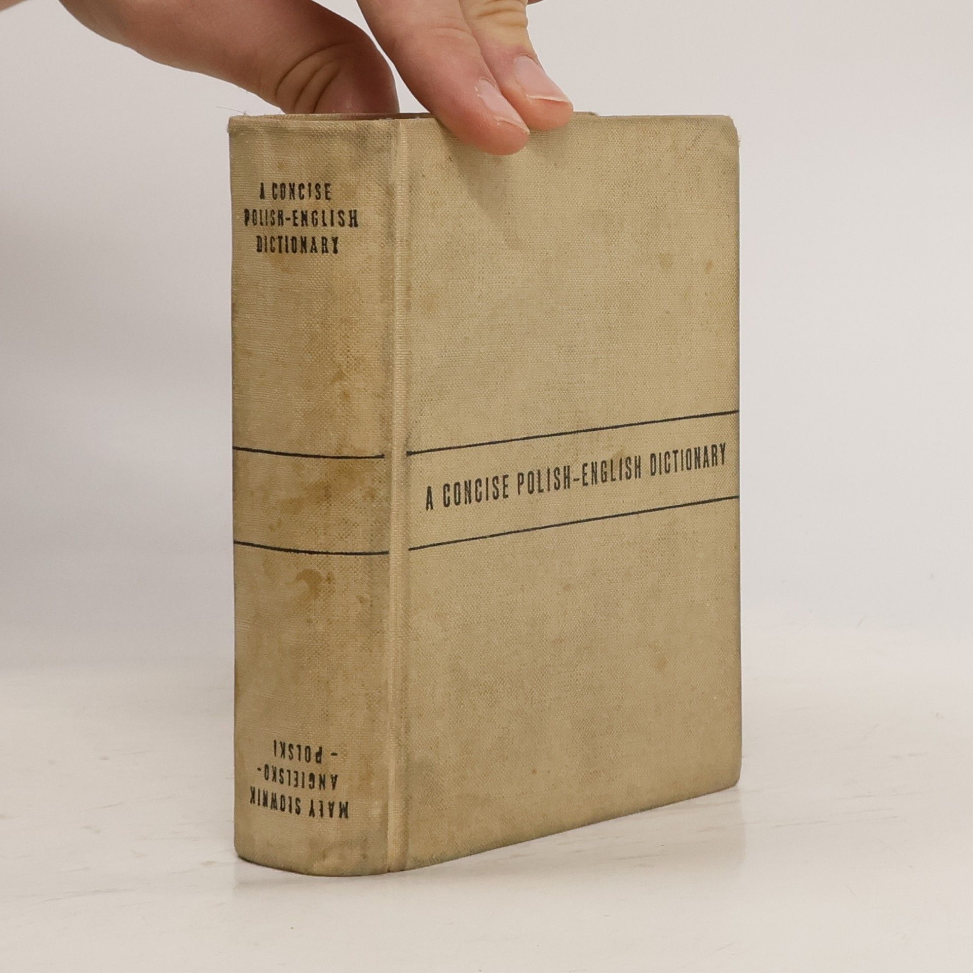 Tadeusz Grzebieniowski A Concise Polish-English and English-Polish Dictionary