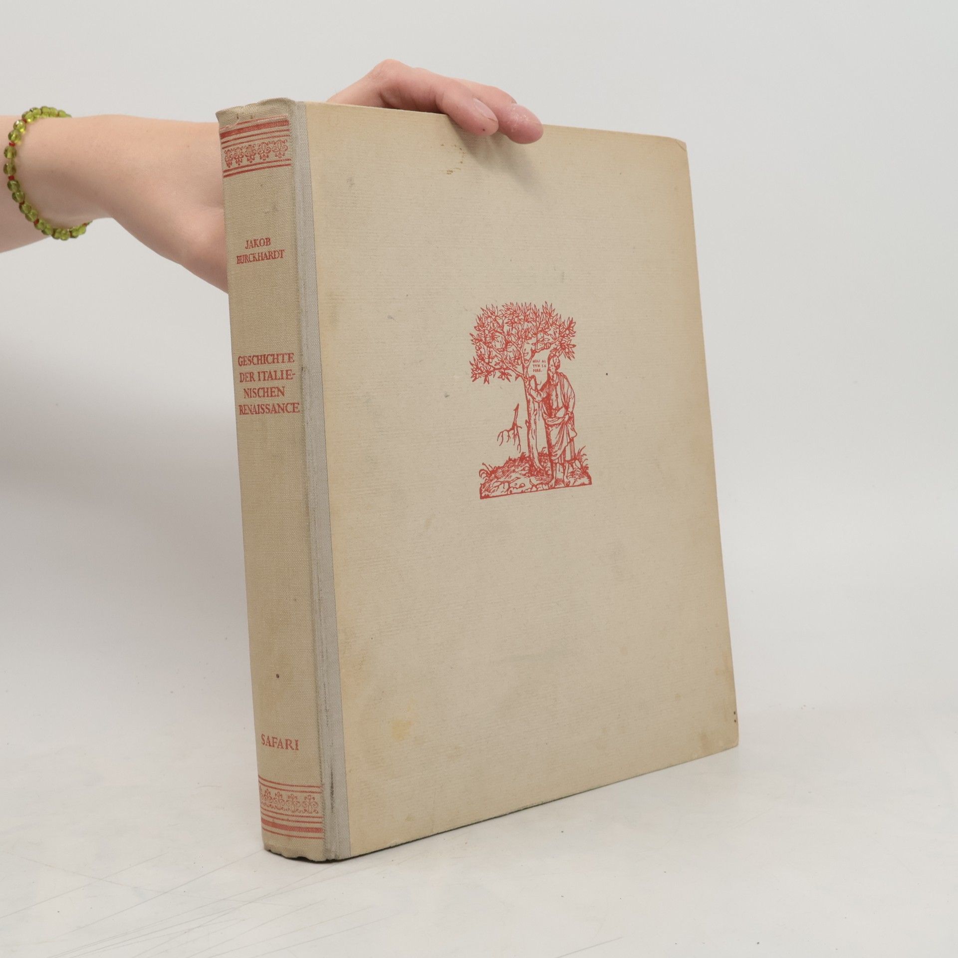 Jacob Christoph Burckhardt Geschichte der italienischen Renaissance