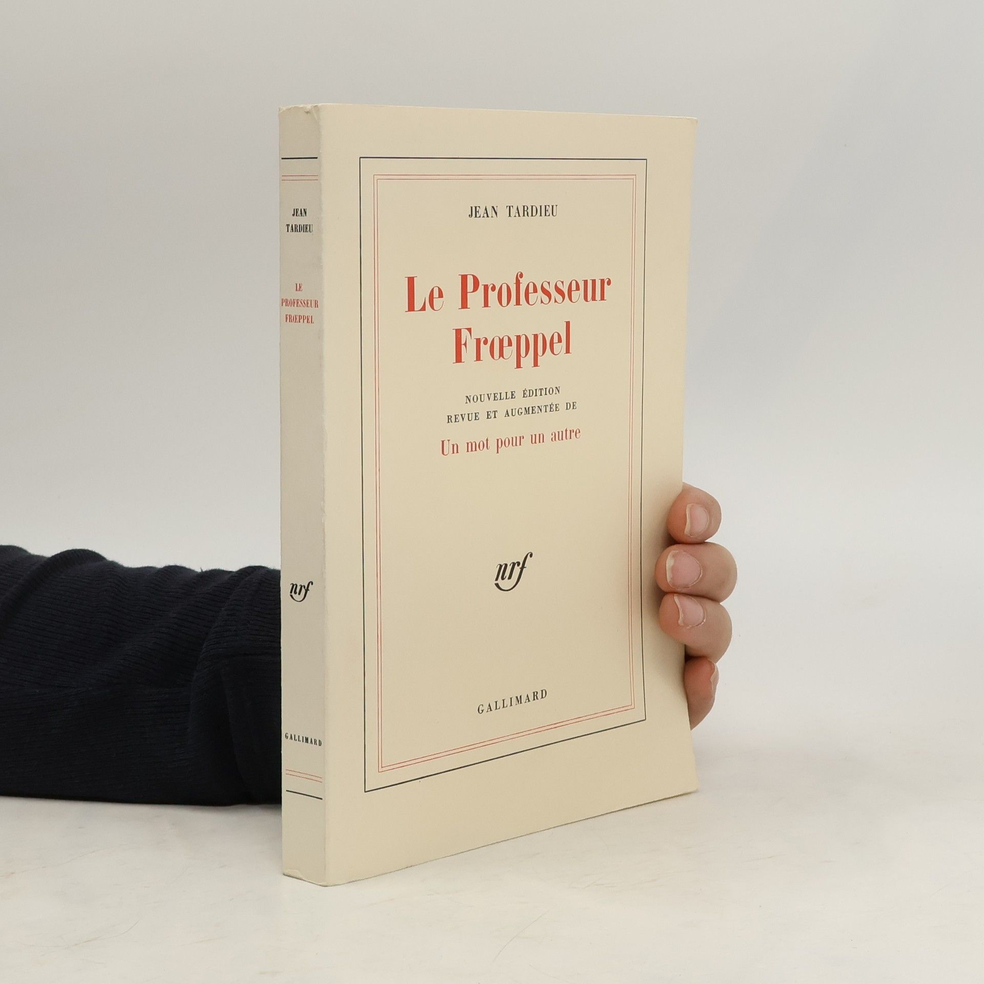 Jean Tardieu Le Professeur Froeppel