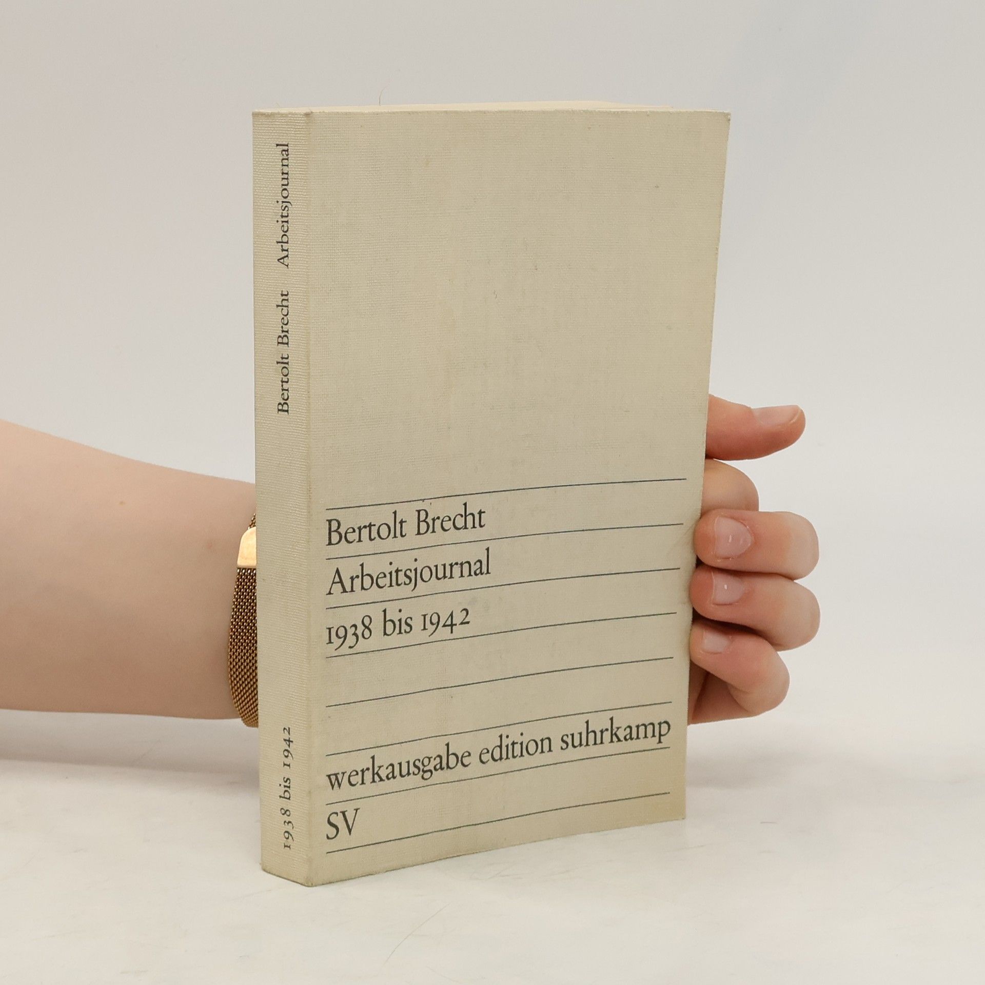 Bertolt Brecht Arbeitsjournal 1938 bis 1942