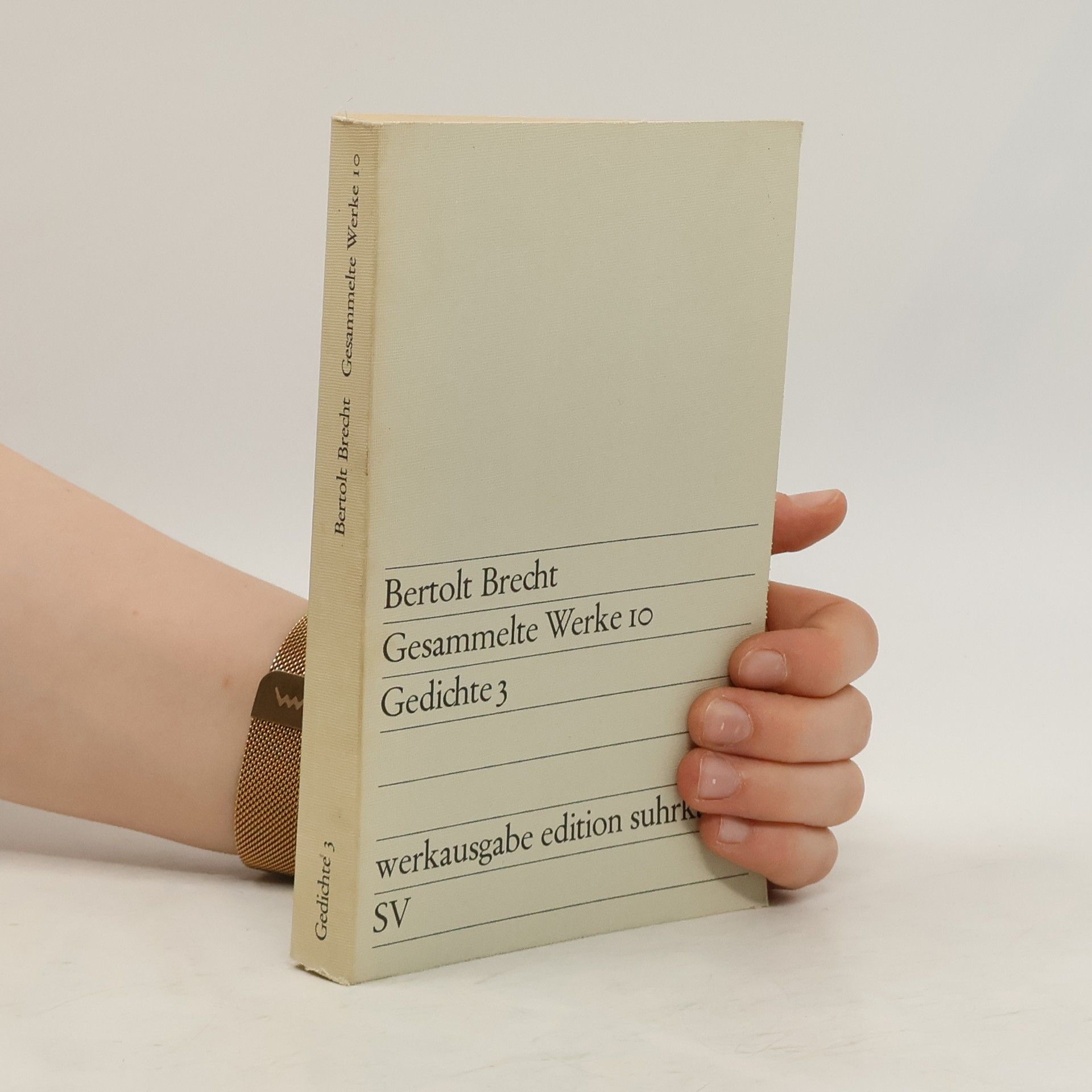 Bertolt Brecht Gesammelte Werke 10. Gedichte 3