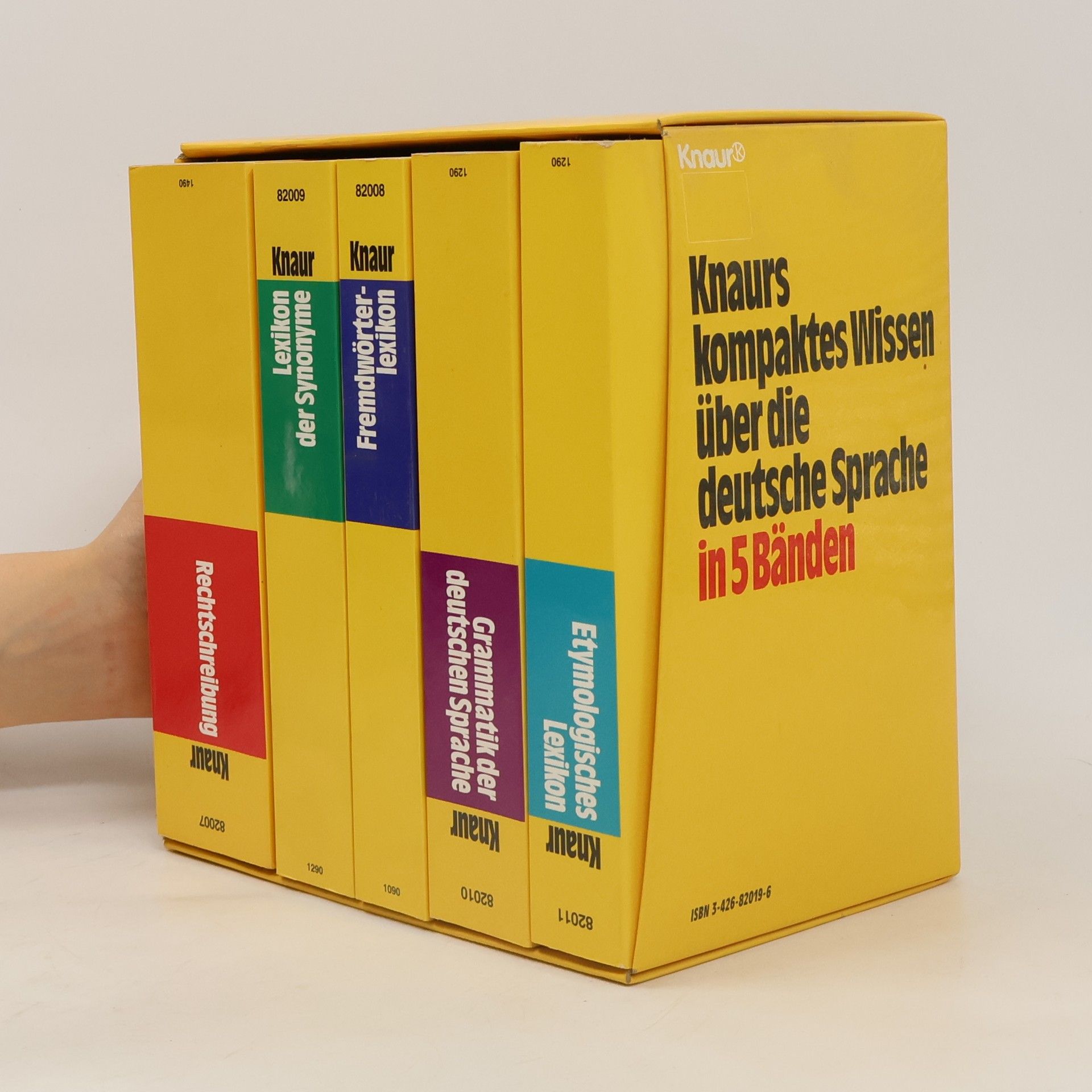 Collectif d'auteurs Knaurs kompaktes Wissen über die deutsche Sprache in 5 Bänden