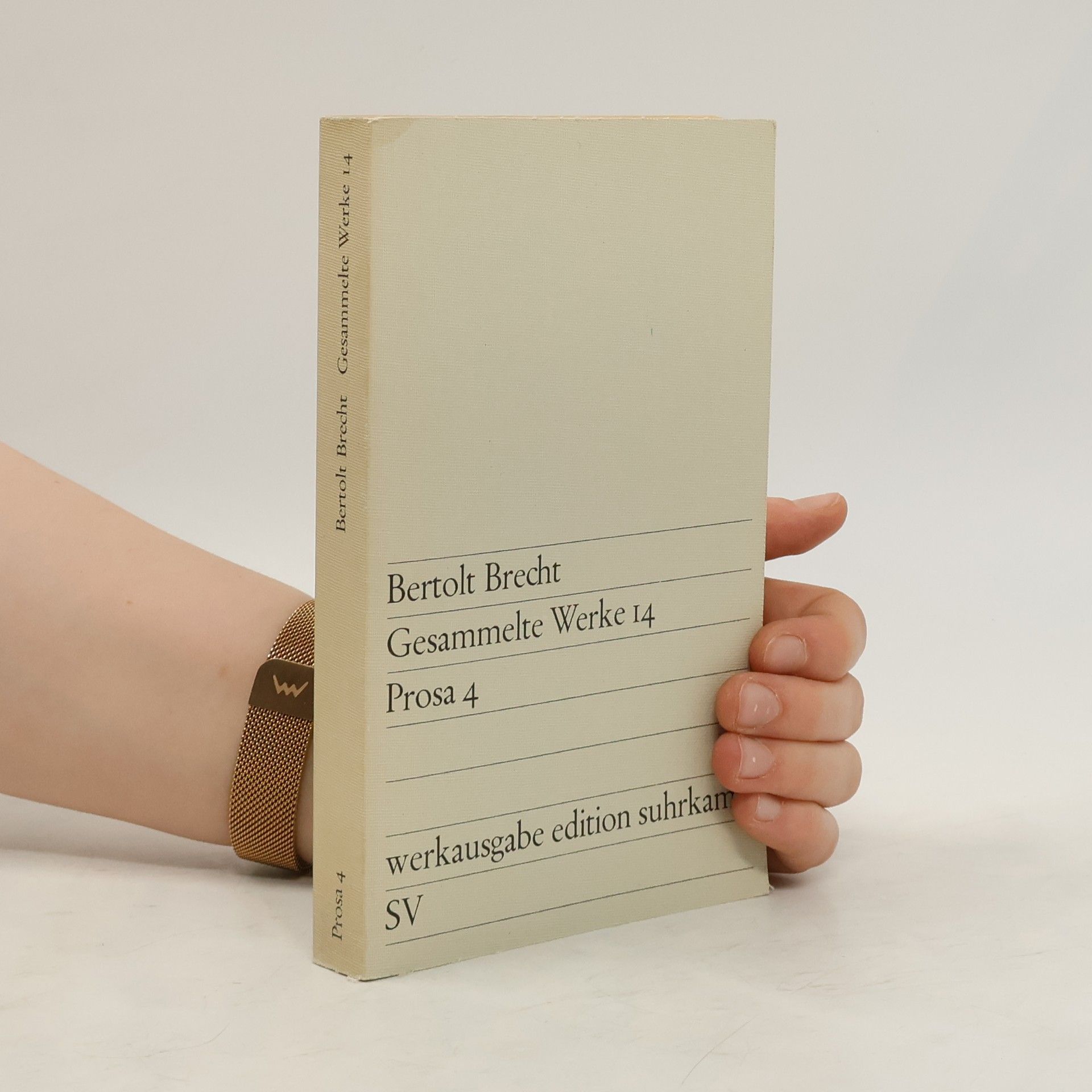 Bertolt Brecht Gesammelte Werke 14. Prosa 4