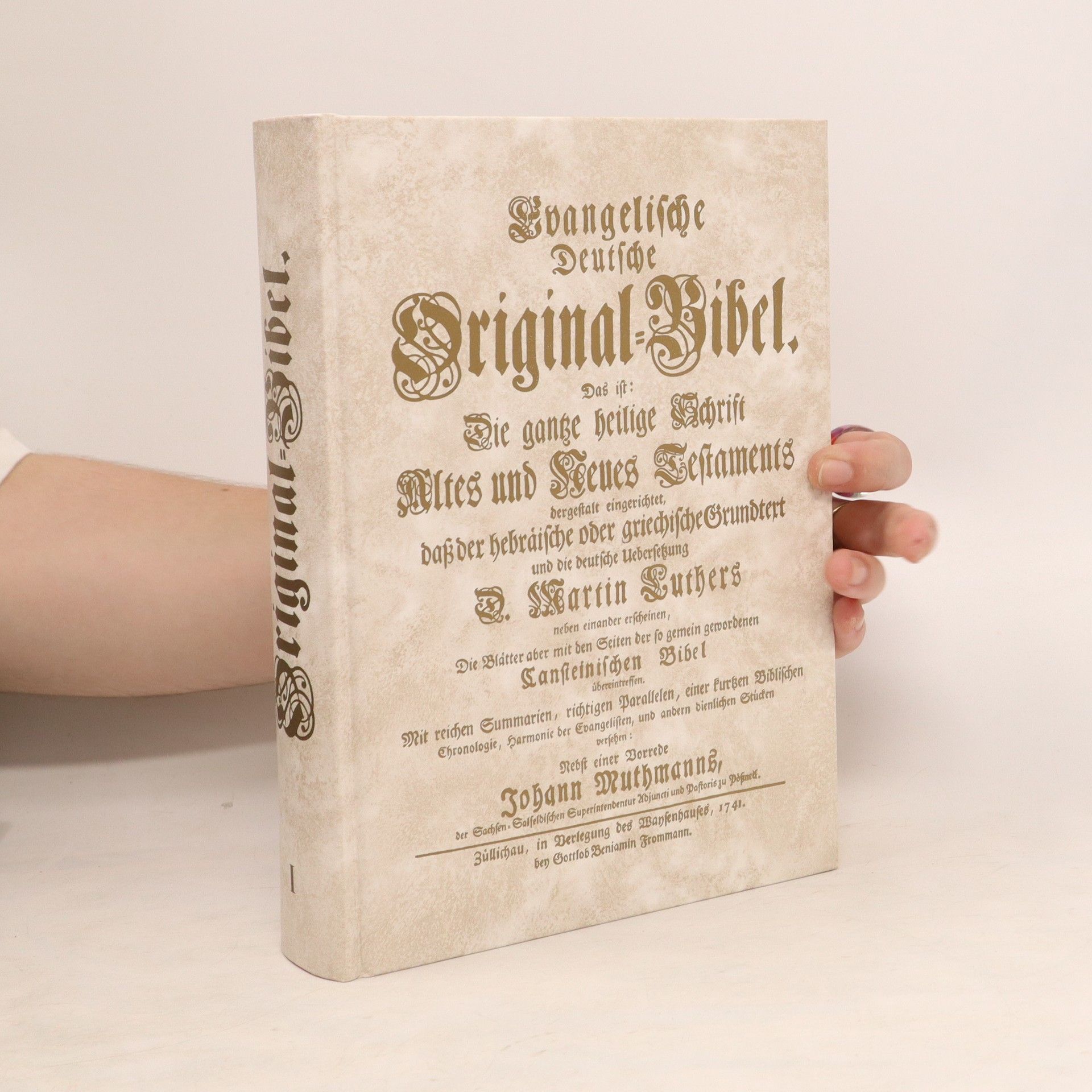 Martin Luther Evangelische Deutsche Original-Bibel von 1741