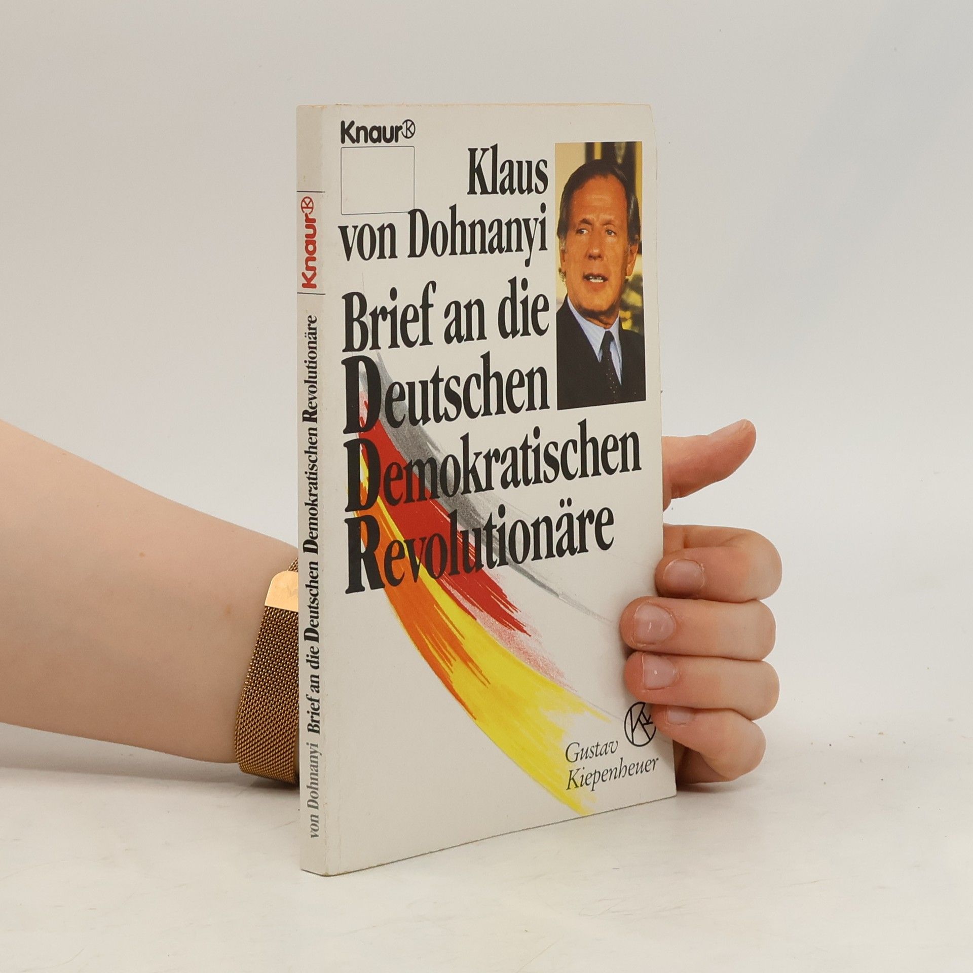 Klaus Von Dohnanyi Brief an die deutschen demokratischen Revolutionäre
