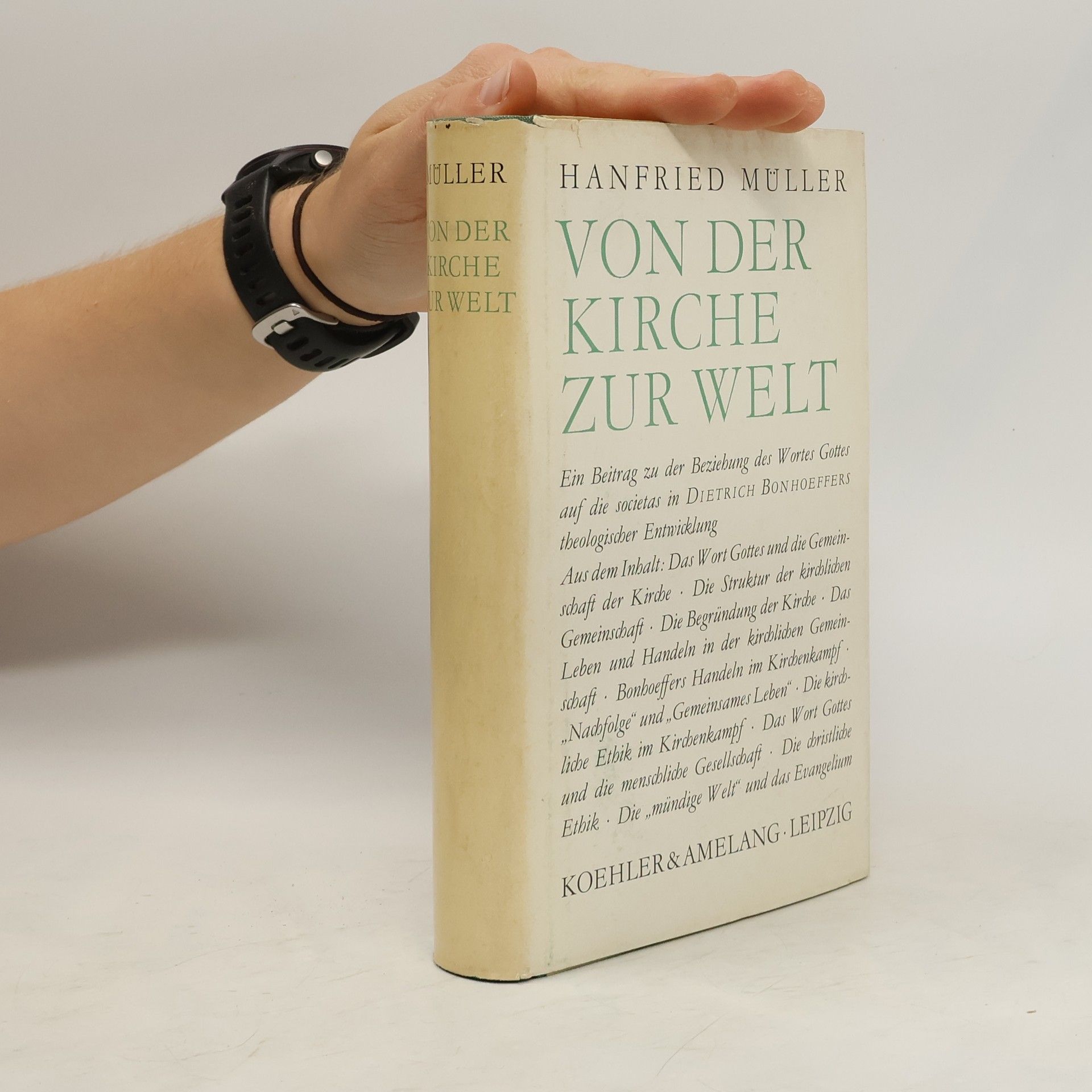 Hanfried Müller Von der Kirche zur Welt