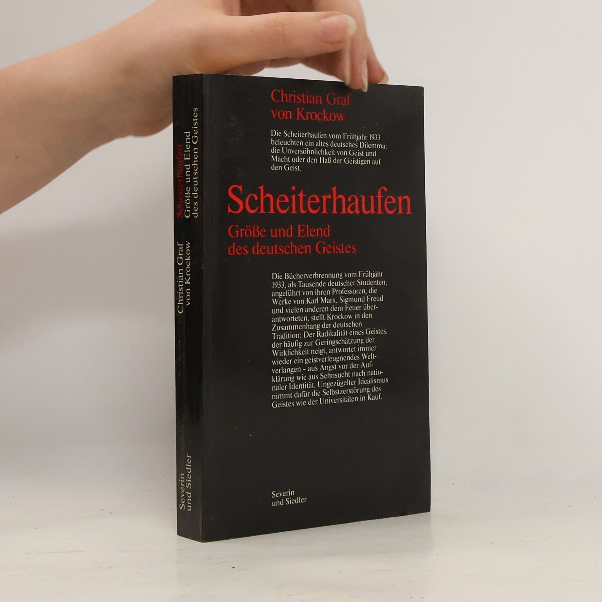 Christian Graf von Krockow Scheiterhaufen