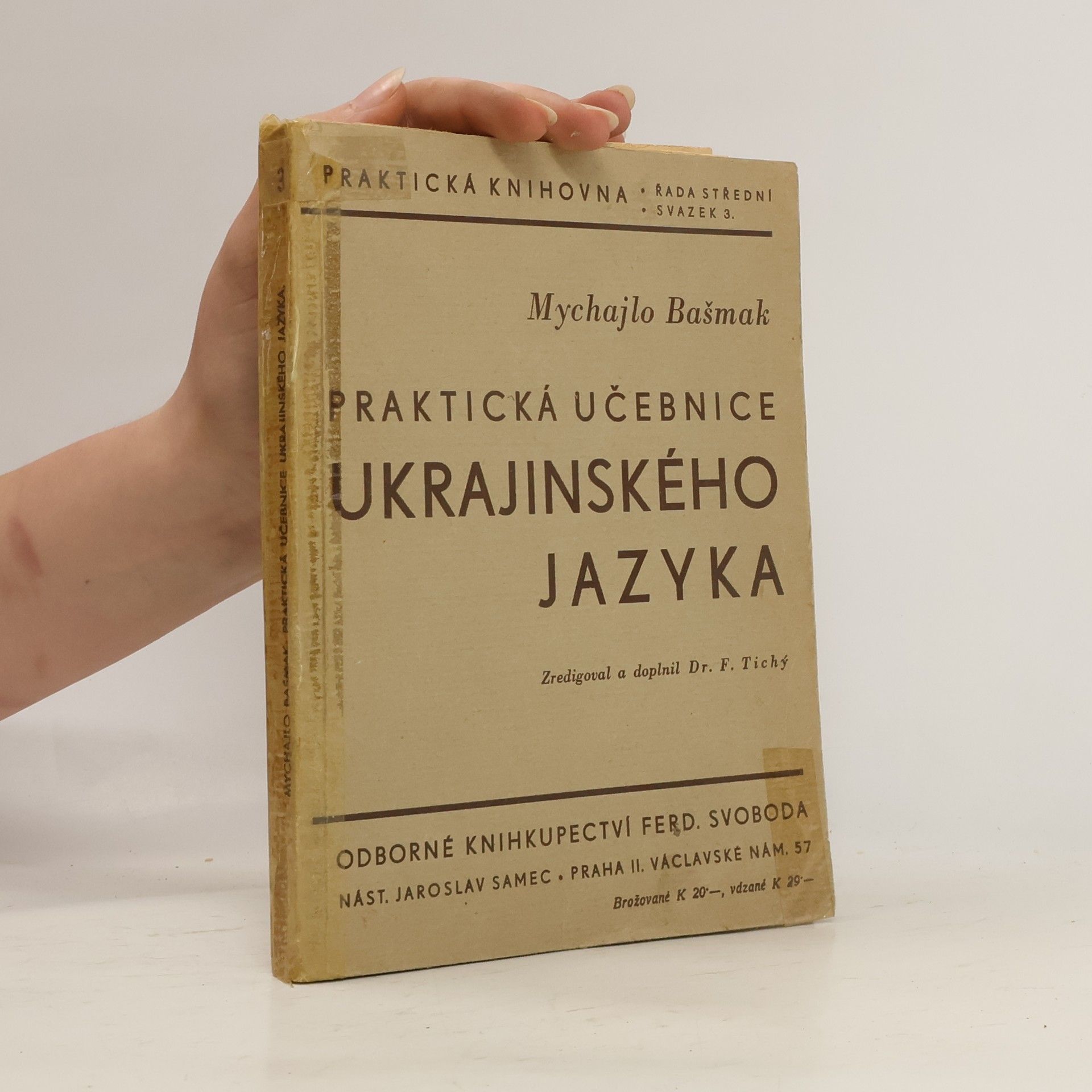 Mychajlo Bašmak Praktická učebnice ukrajinského jazyka