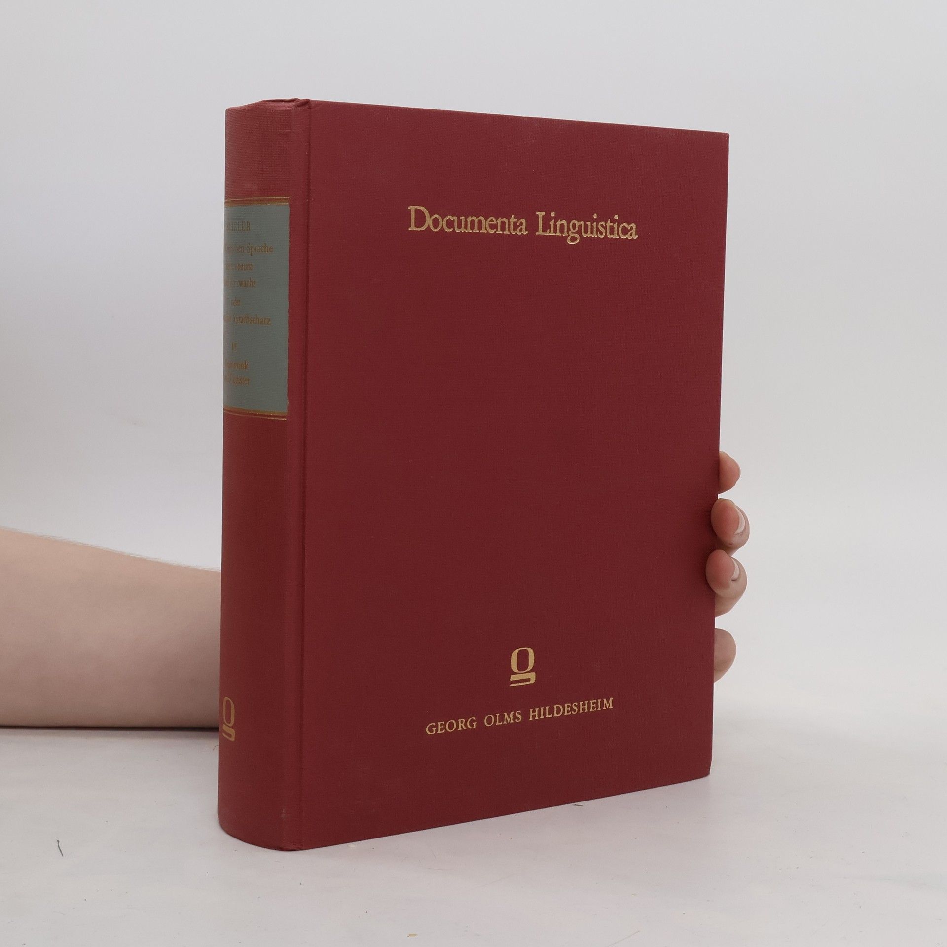 Kaspar von Stieler Der Teutschen Sprache Stammbaum und Fortwachs, oder Teutscher Sprachschatz III. (reprint)