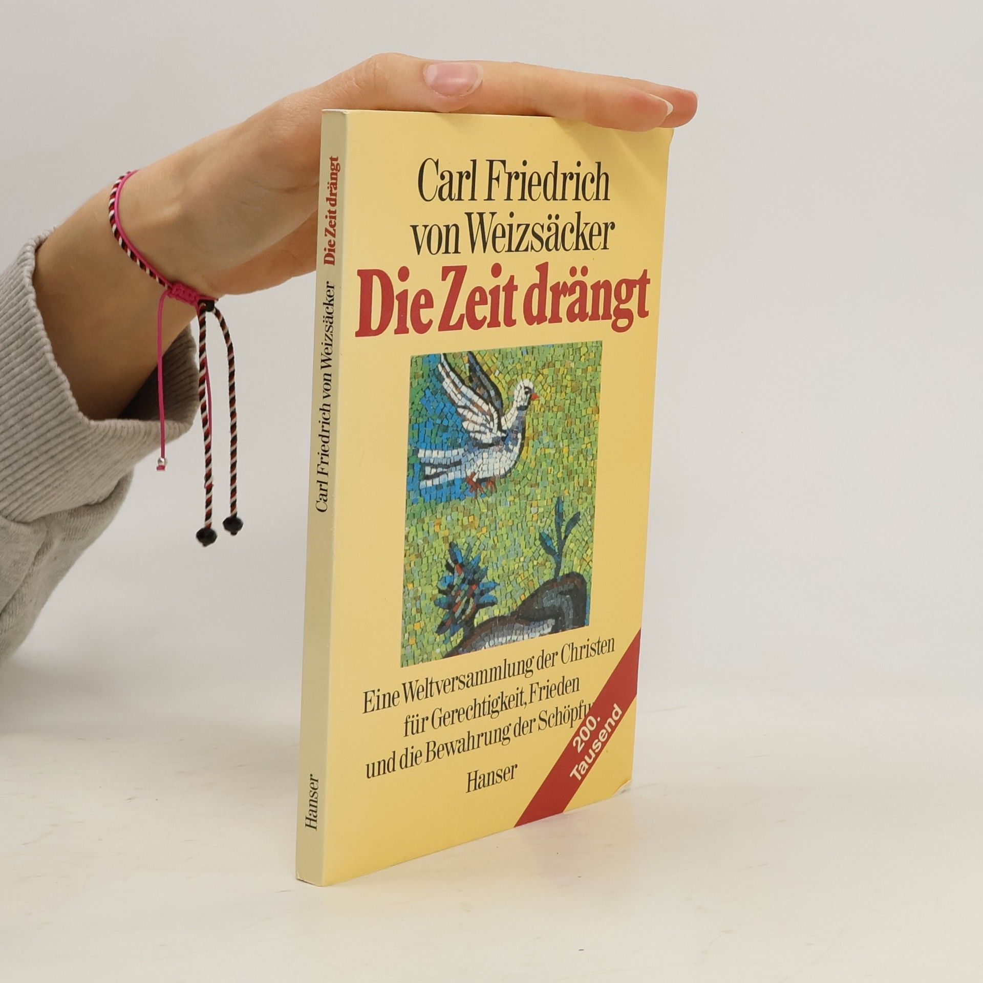 Carl Friedrich von Weizsäcker Die Zeit drängt. Eine Weltversammlung der Christen für Gerechtigkeit, Frieden und die Bewahrung der Schöpfung