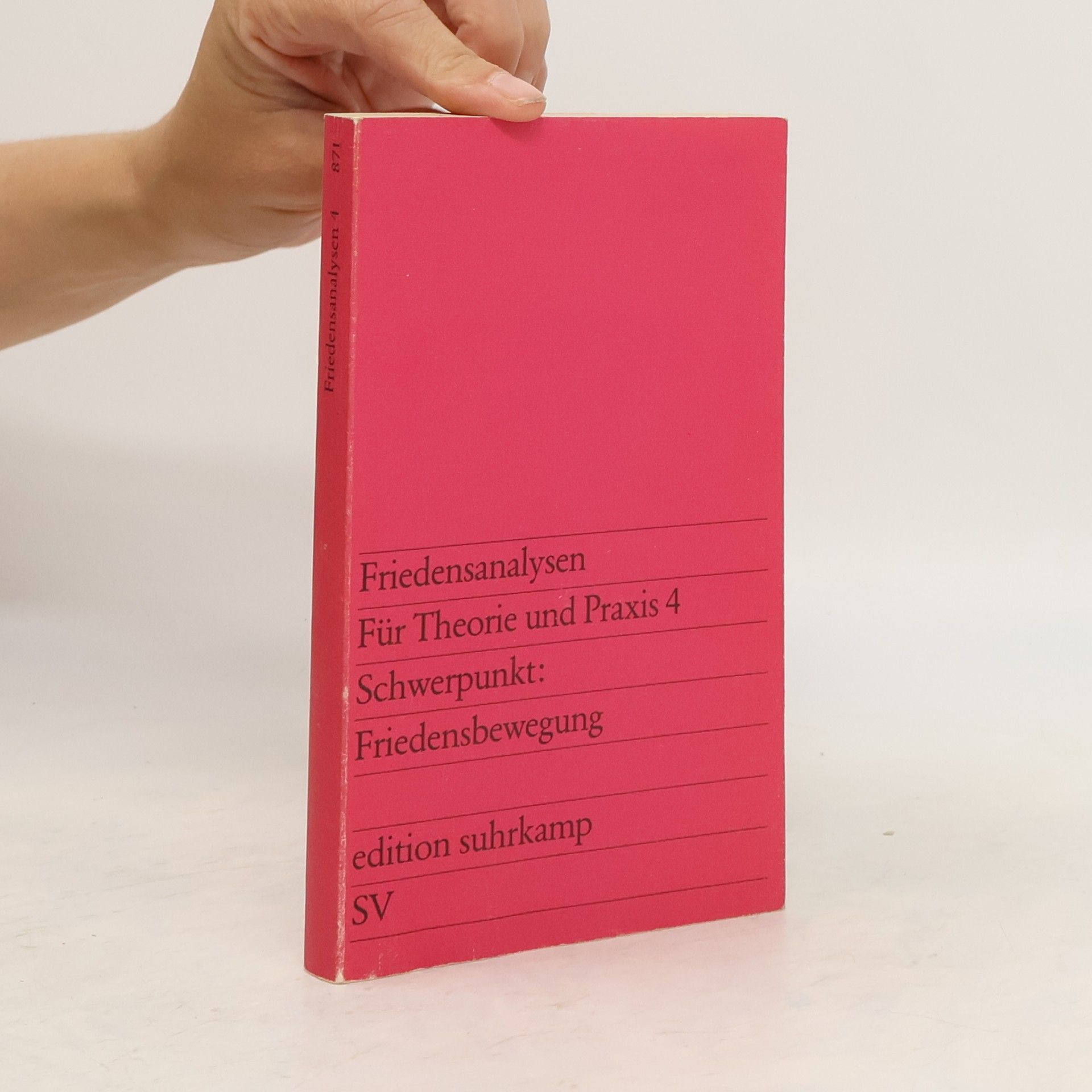 Reiner Steinweg Schwerpunkt Friedensbewegung