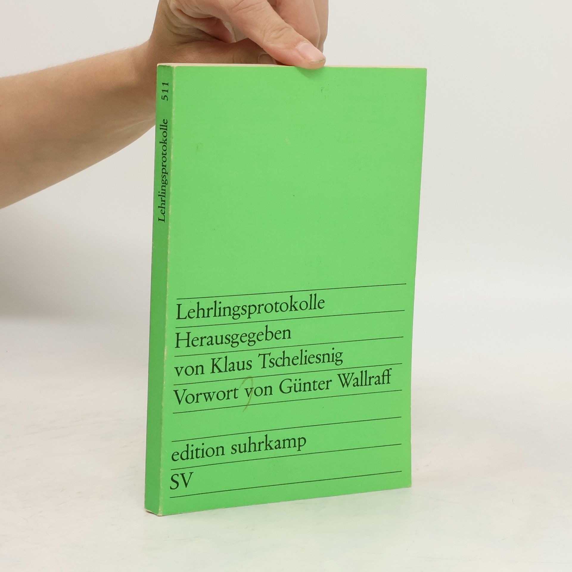 Klaus Tscheliesnig Lehrlingsprotokolle