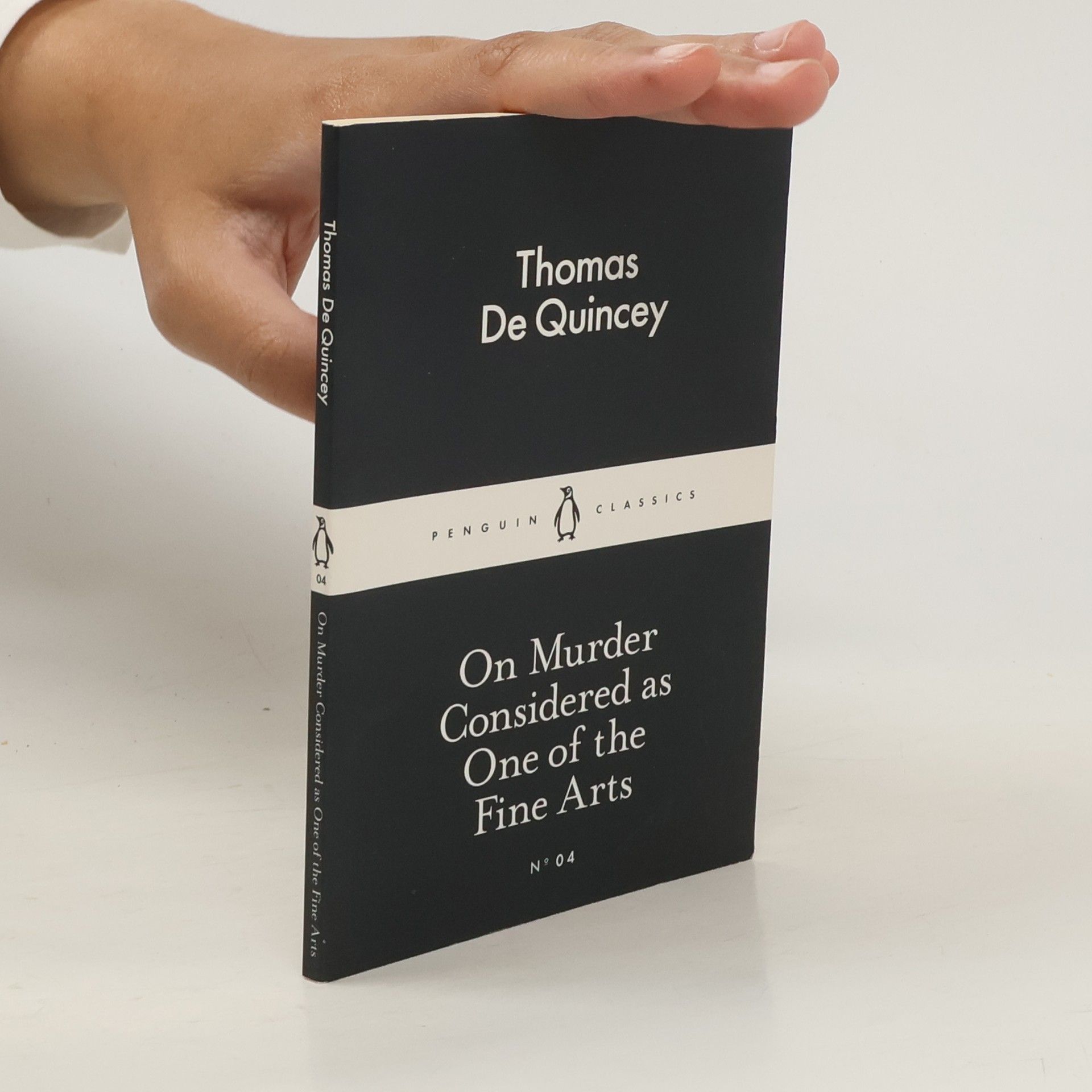 Quincey Thomas de On Murder Considered as One of the Fine Arts