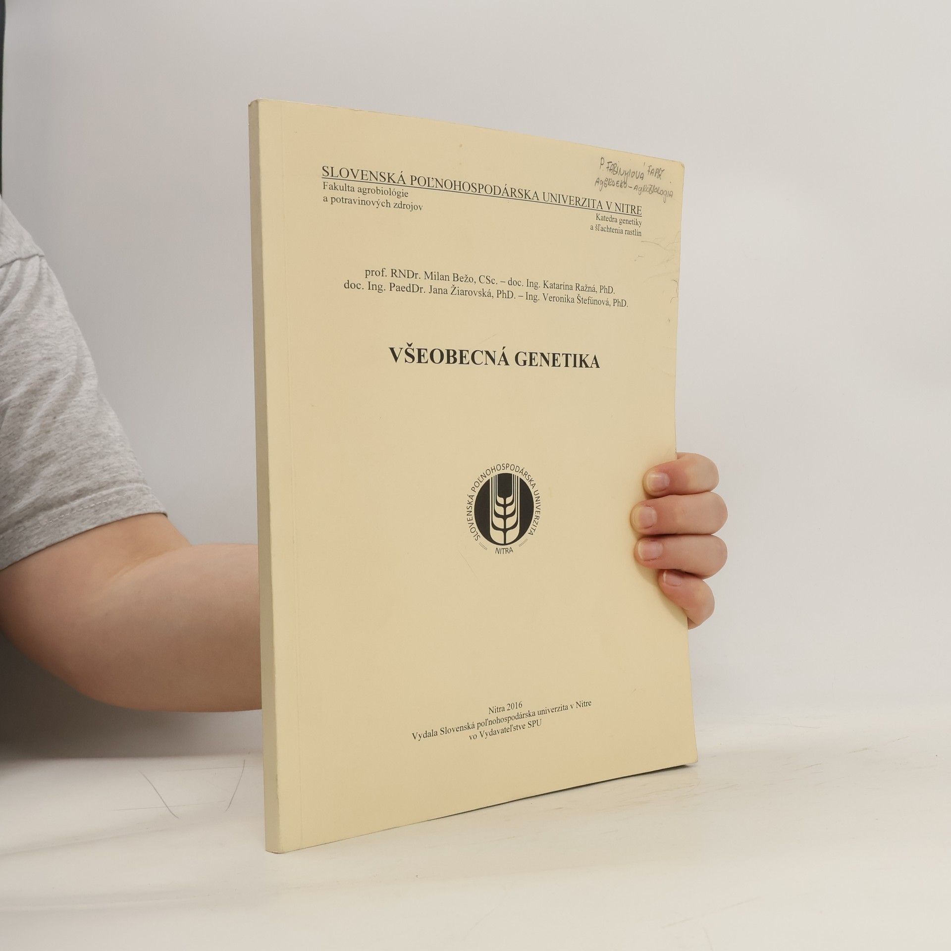 Milan Bežo Všeobecná genetika