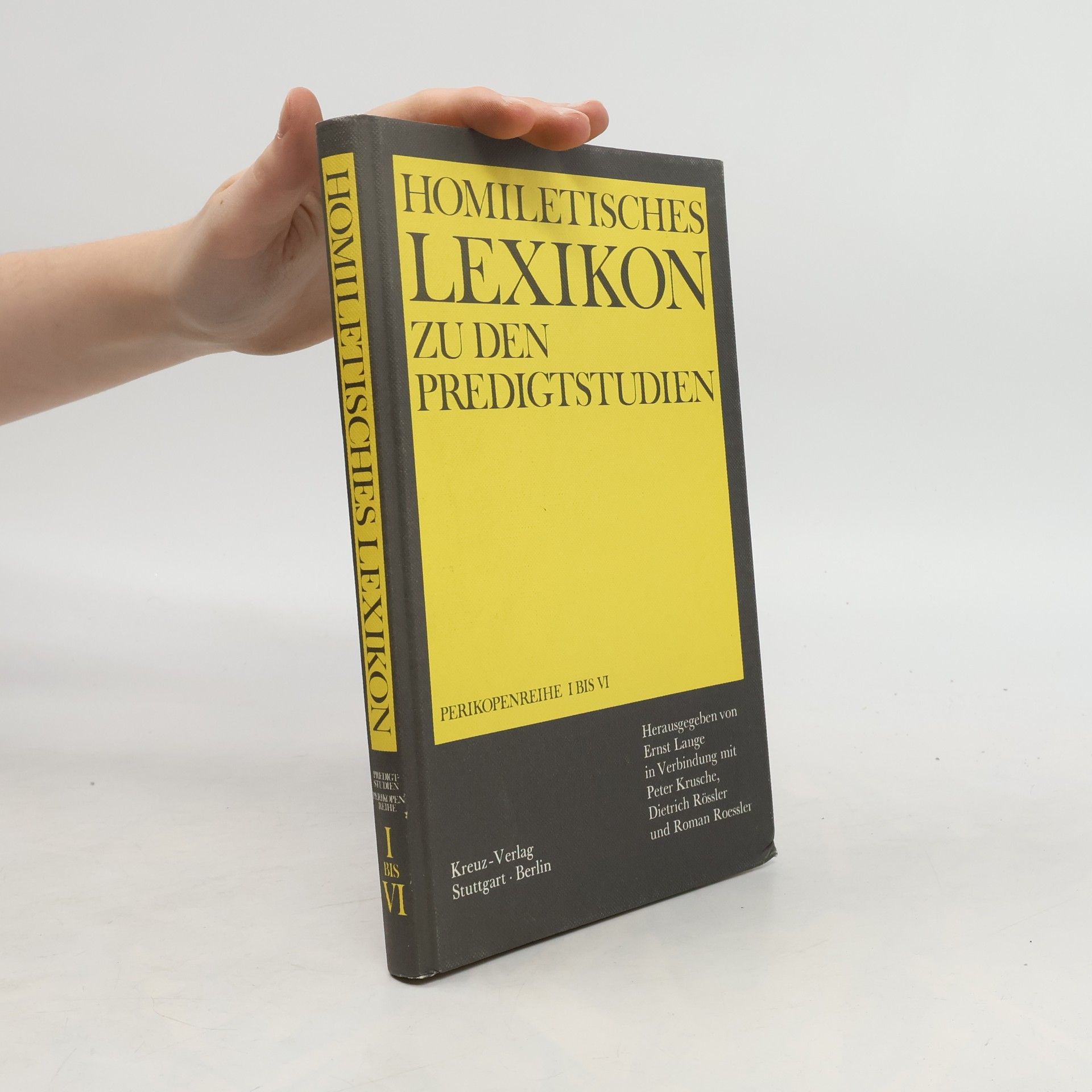 Ernst Lange Homiletisches Lexikon zu den Predigtstudien