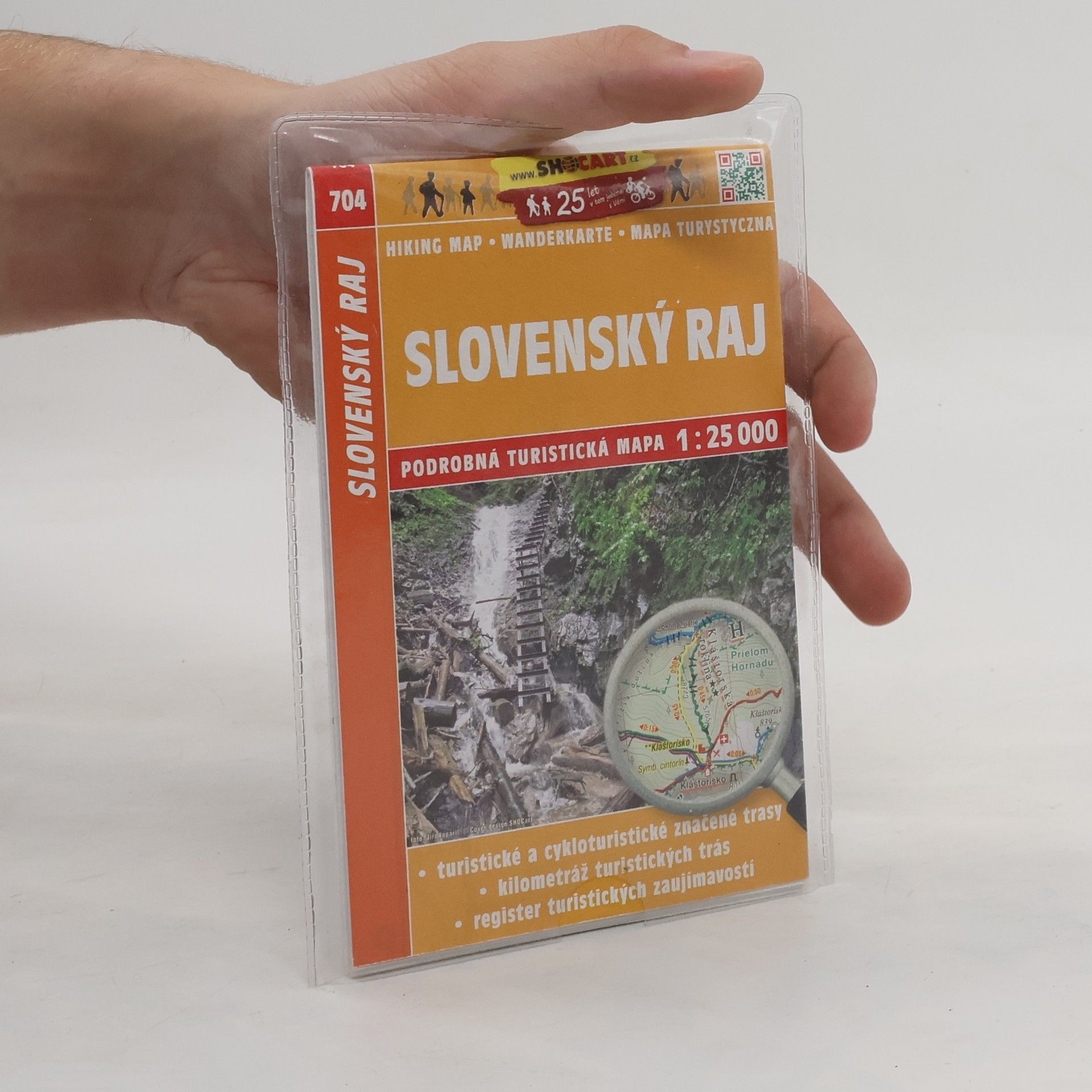 kolektiv Slovenský Raj 1:25T/704 Turistická mapa SHOCart