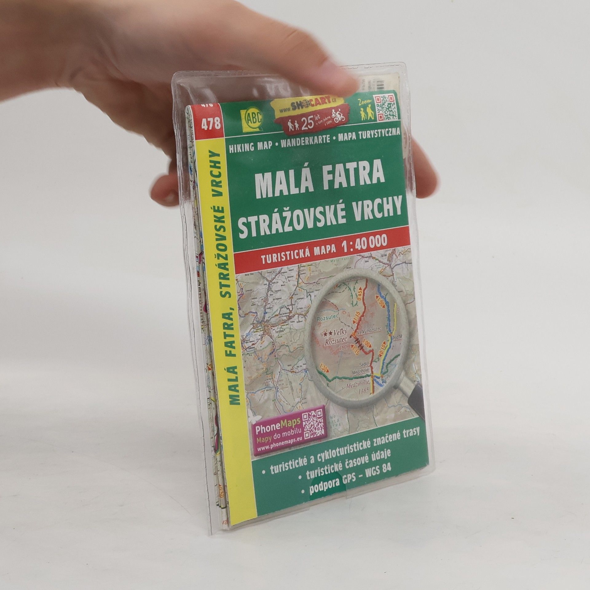 SHOCart SC 478 Malá Fatra, Strážovské vrchy 1:40 000