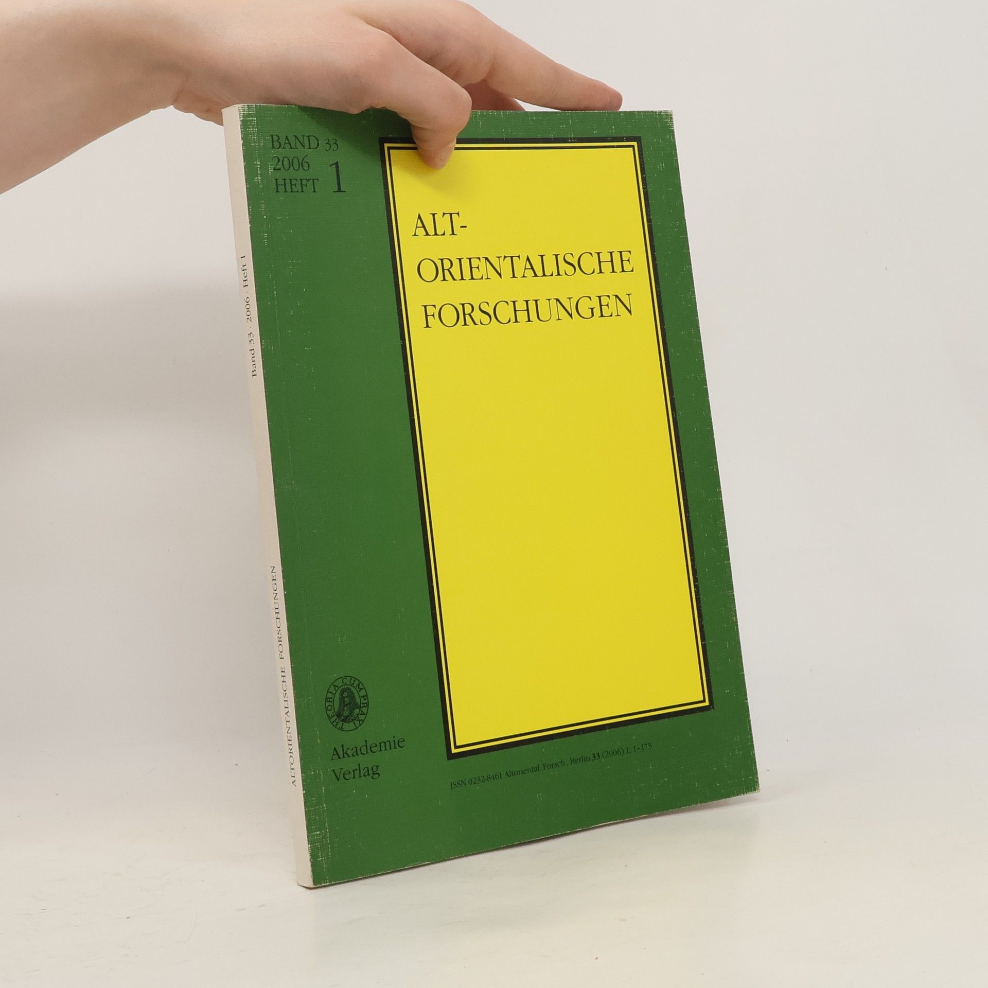 Collective Altorientalische forschungen. Heft 1