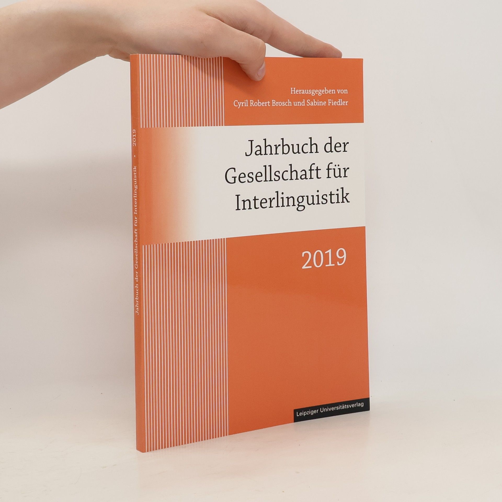 Cyril Robert Brosch Jahrbuch der Gesellschaft für Interlinguistik 2019