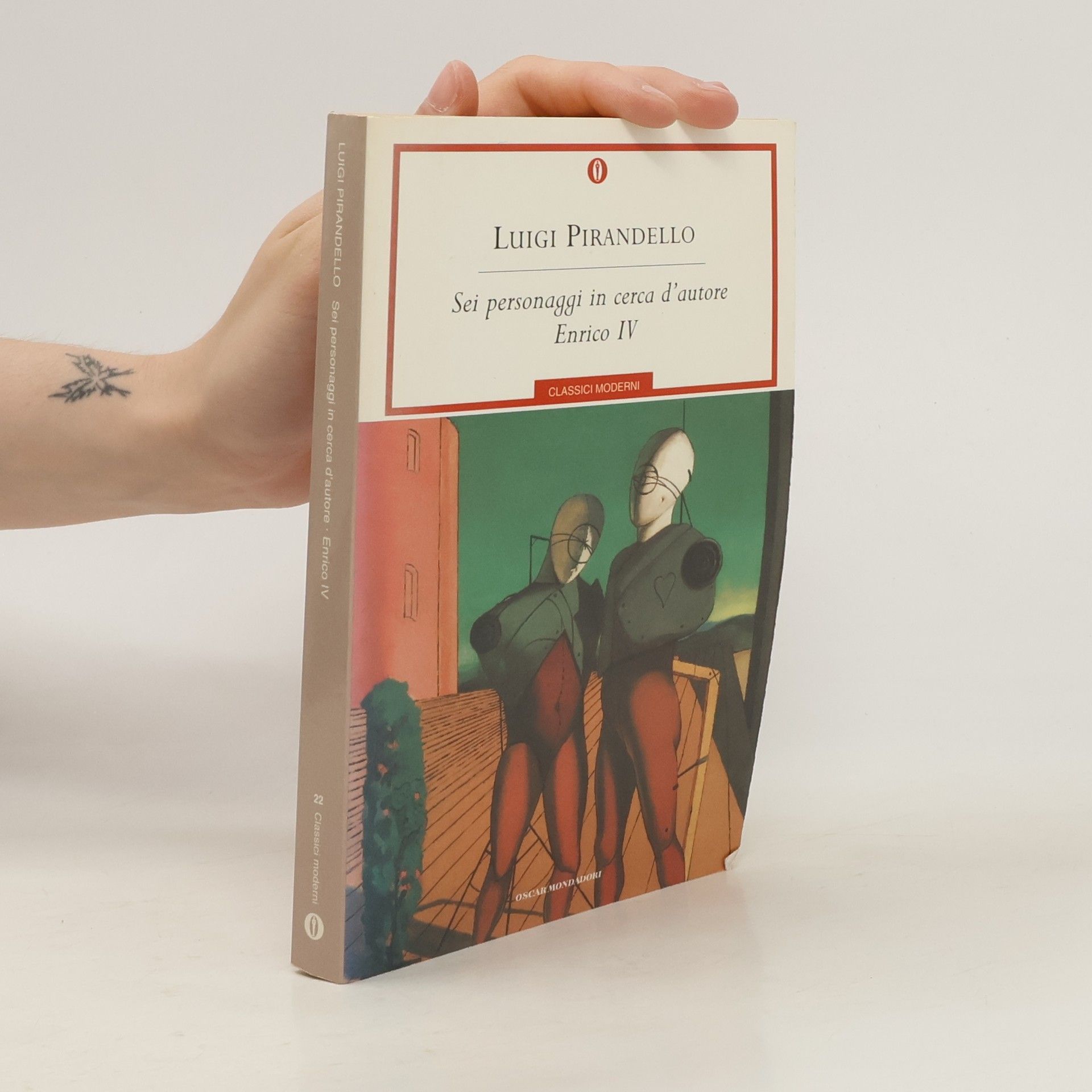 Luigi Pirandello Sei personaggi in cerca d' autore; Enrico IV.. Sechs Personen suchen einen Autor; Heinrich IV., italien. Ausgabe