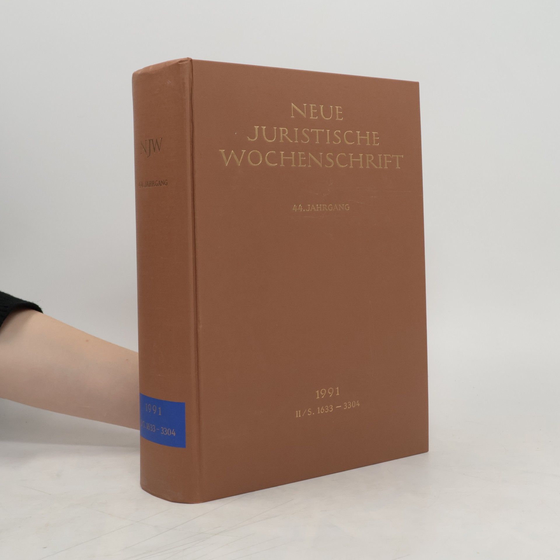 Collectif d'auteurs Neue juristische Wochenschrift