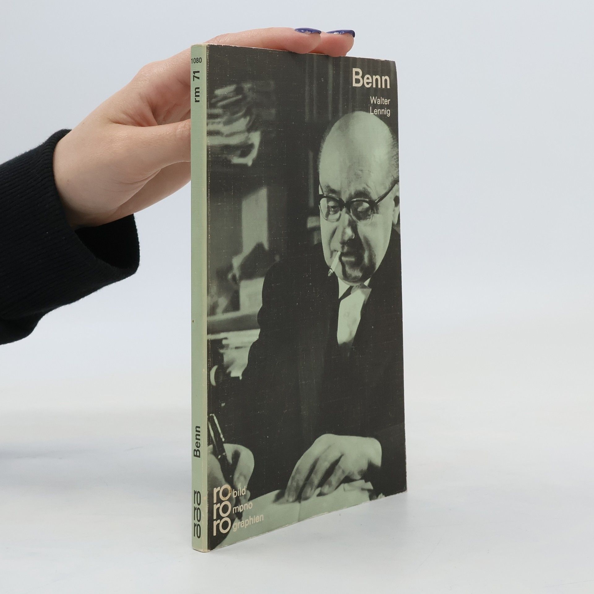 Walter Lennig Gottfried Benn in Selbstzeugnissen und Bilddokumenten