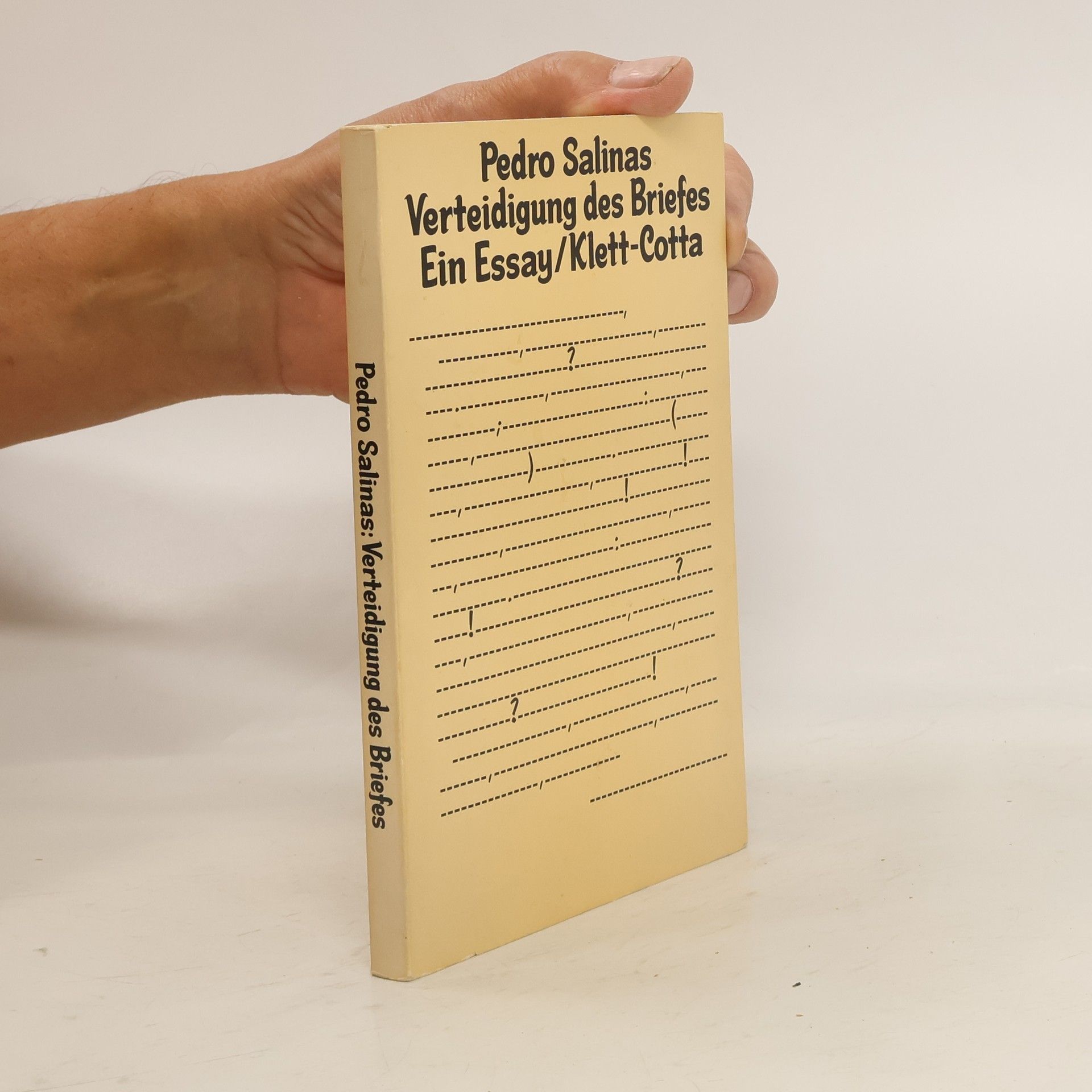 Pedro Salinas Verteidigung des Briefes