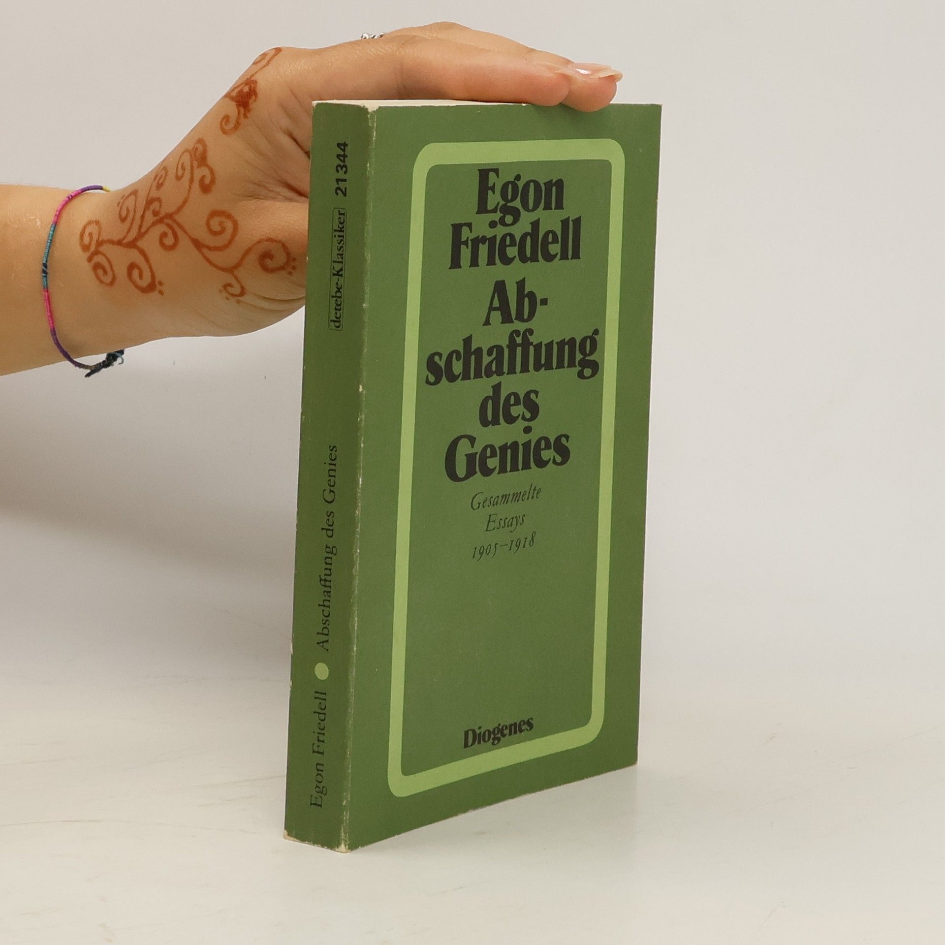 Egon Friedell Abschaffung des Genies
