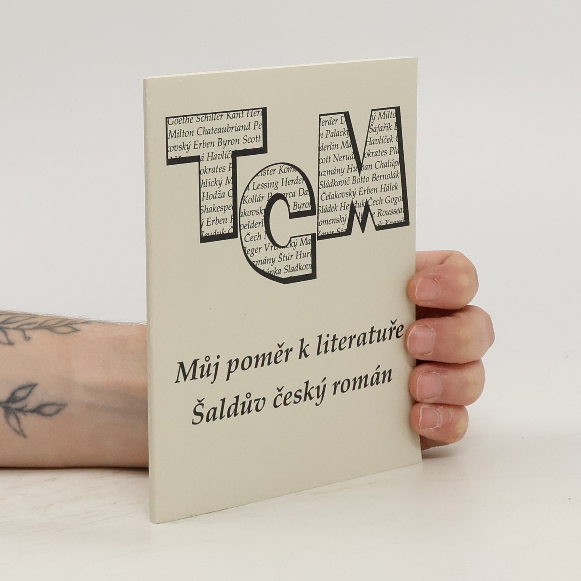Tomáš Garrigue Masaryk Můj poměr k literatuře
