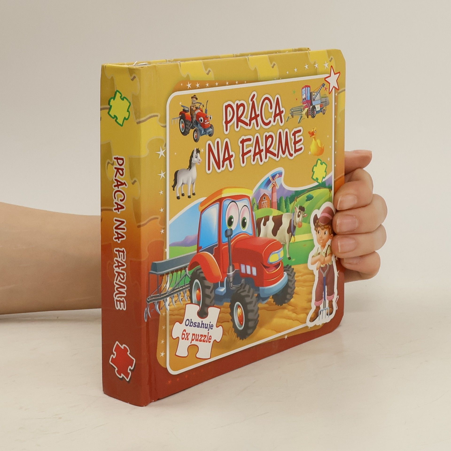Foni book SK Práca na farme - Obsahuje 6x puzzle