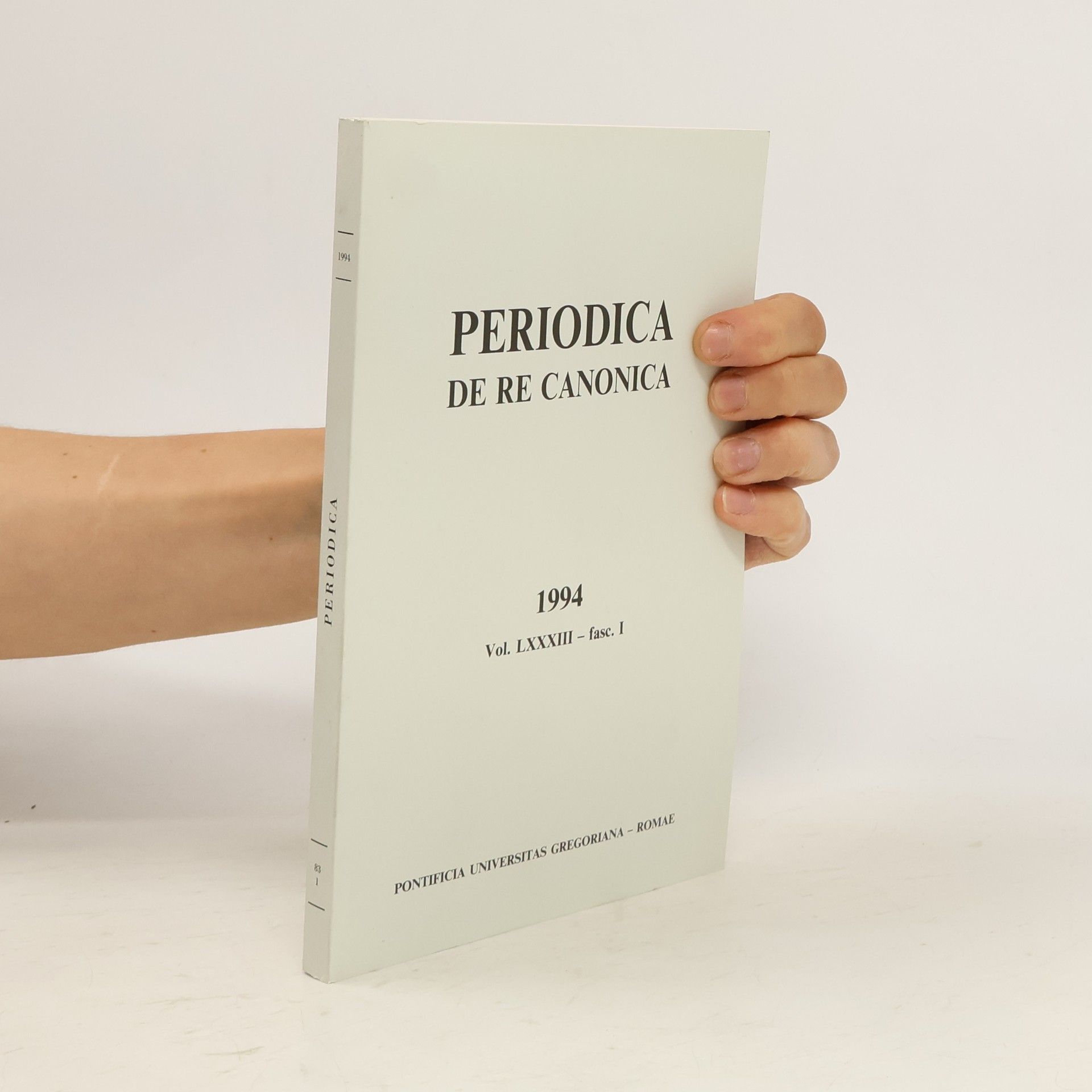 AA.VV. Periodica de re Canonica