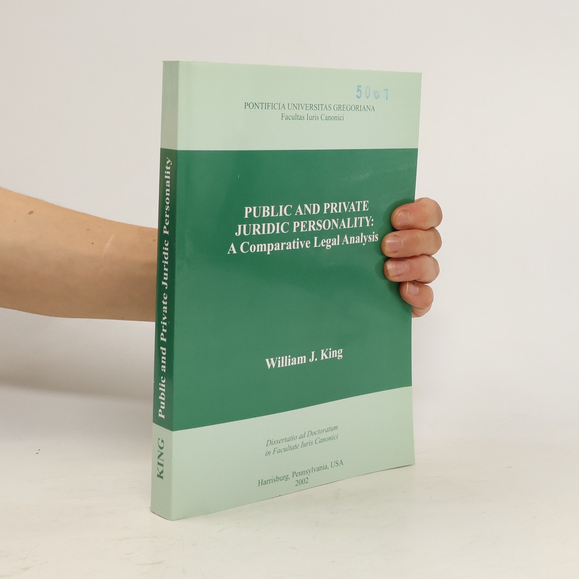 William J. King Public and Private Juridic Personality