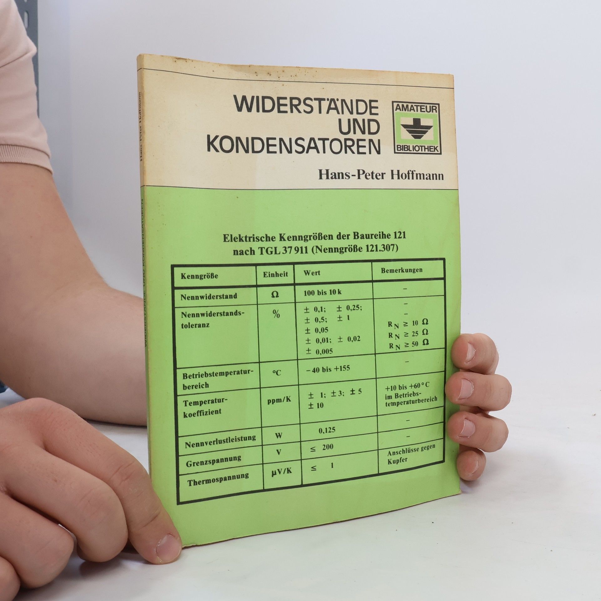 Hans Peter Hoffmann Widerstände und Kondensatoren
