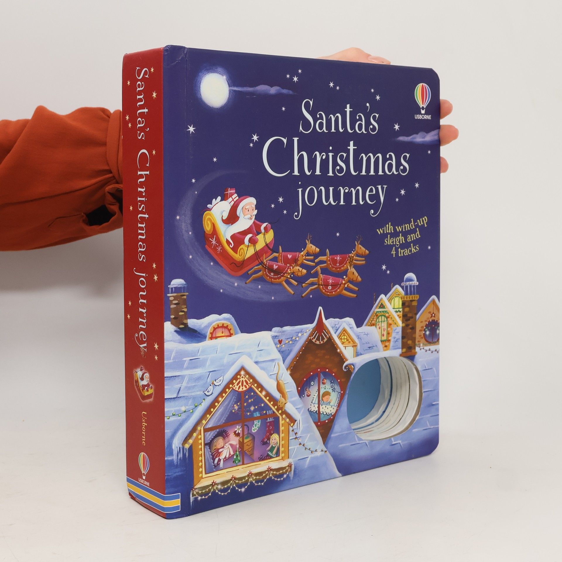Fiona Watt Santa's Christmas Journey with Wind-Up Sleigh