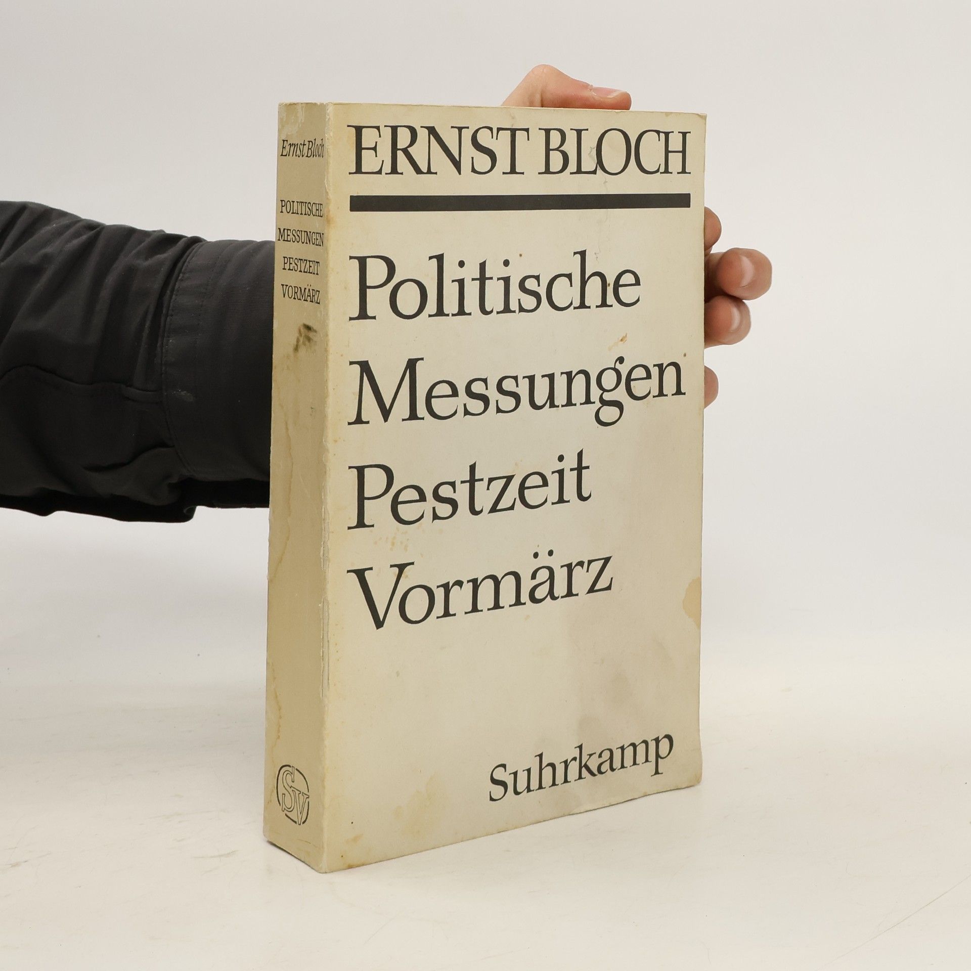 Ernst Bloch  Politische Messungen Pestzeit Vormärz