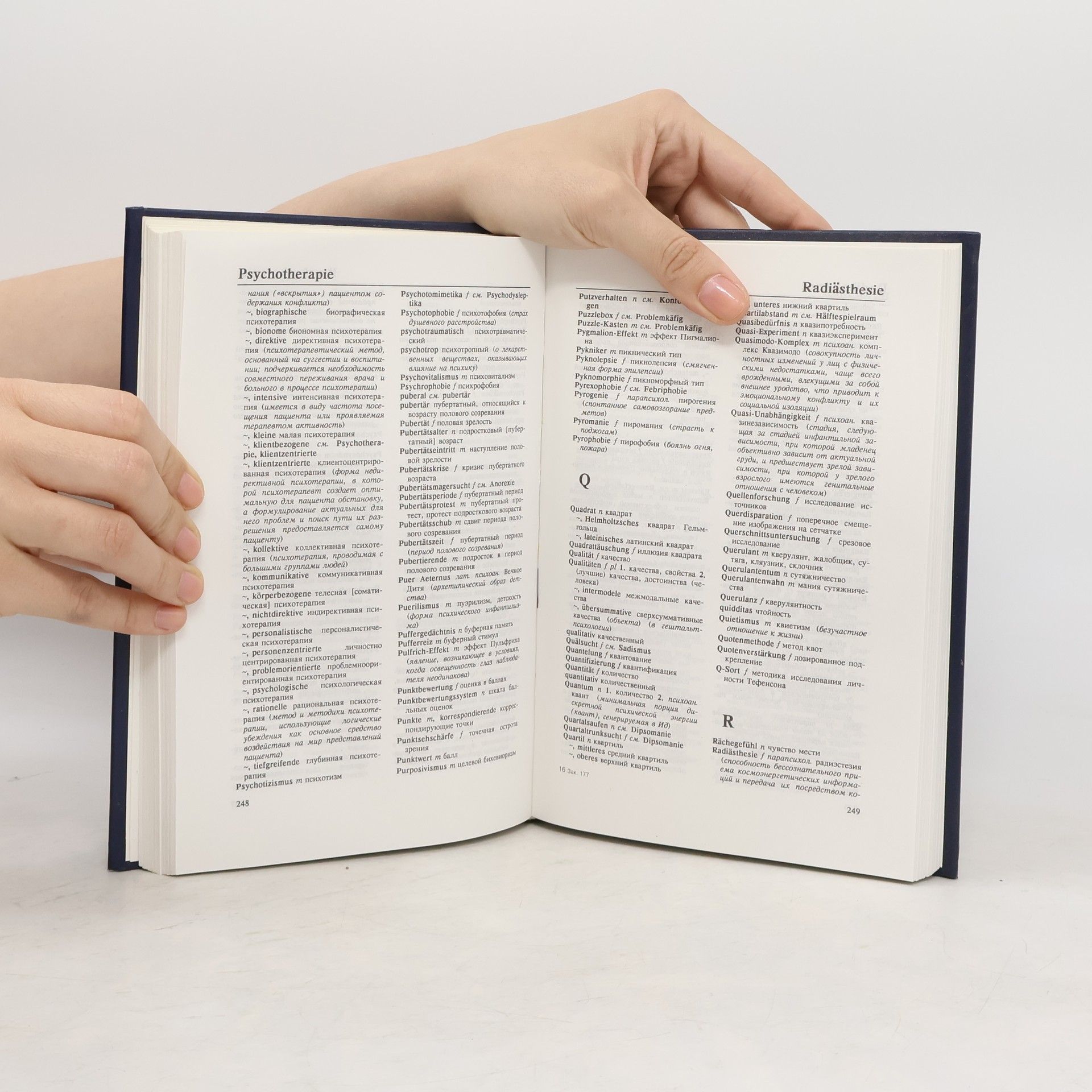 Kolektív autorov Deutsch-Russisches Wörterbuch der Psychologie