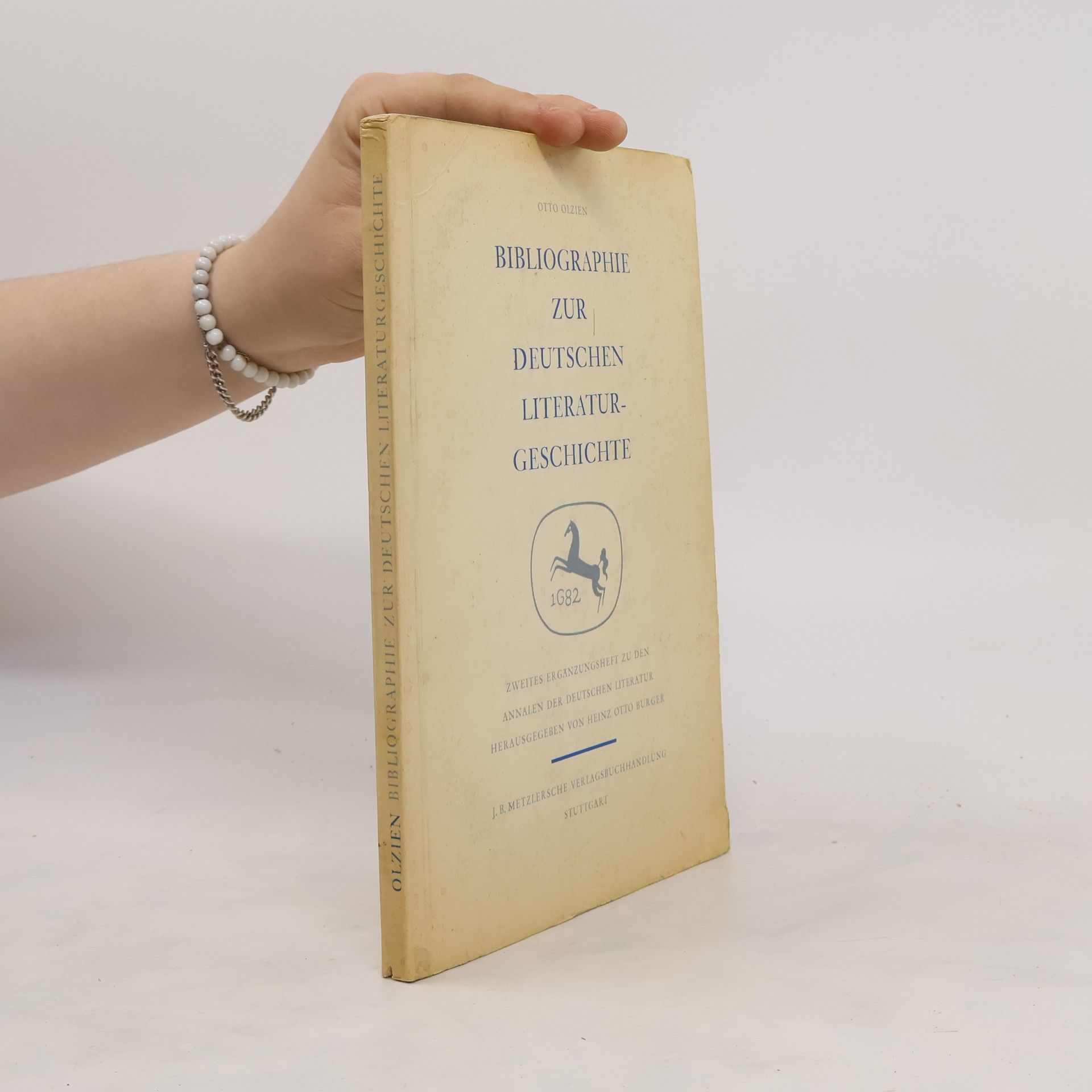 Otto Olzien Bibliographie zur deutschen Literaturgeschichte