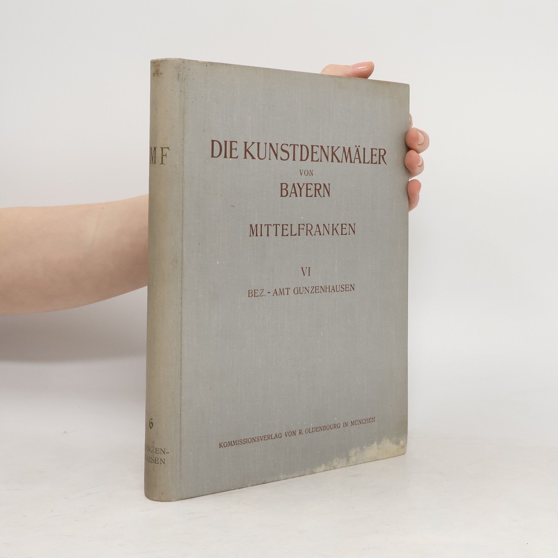 Felix Mader Die Kunstdenkmäler von Bayern VI. Mittelfranken