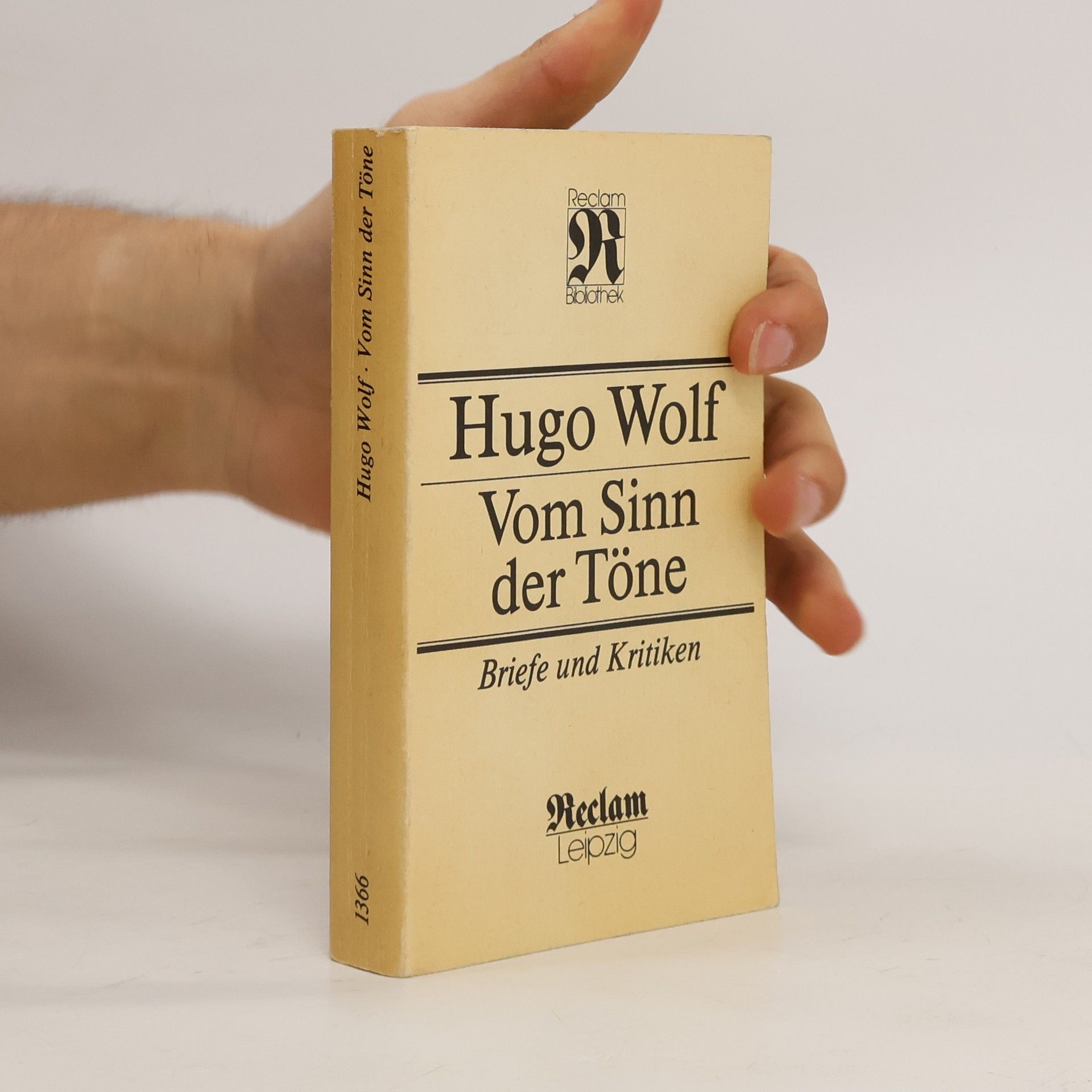Hugo Wolf Vom Sinn der Töne
